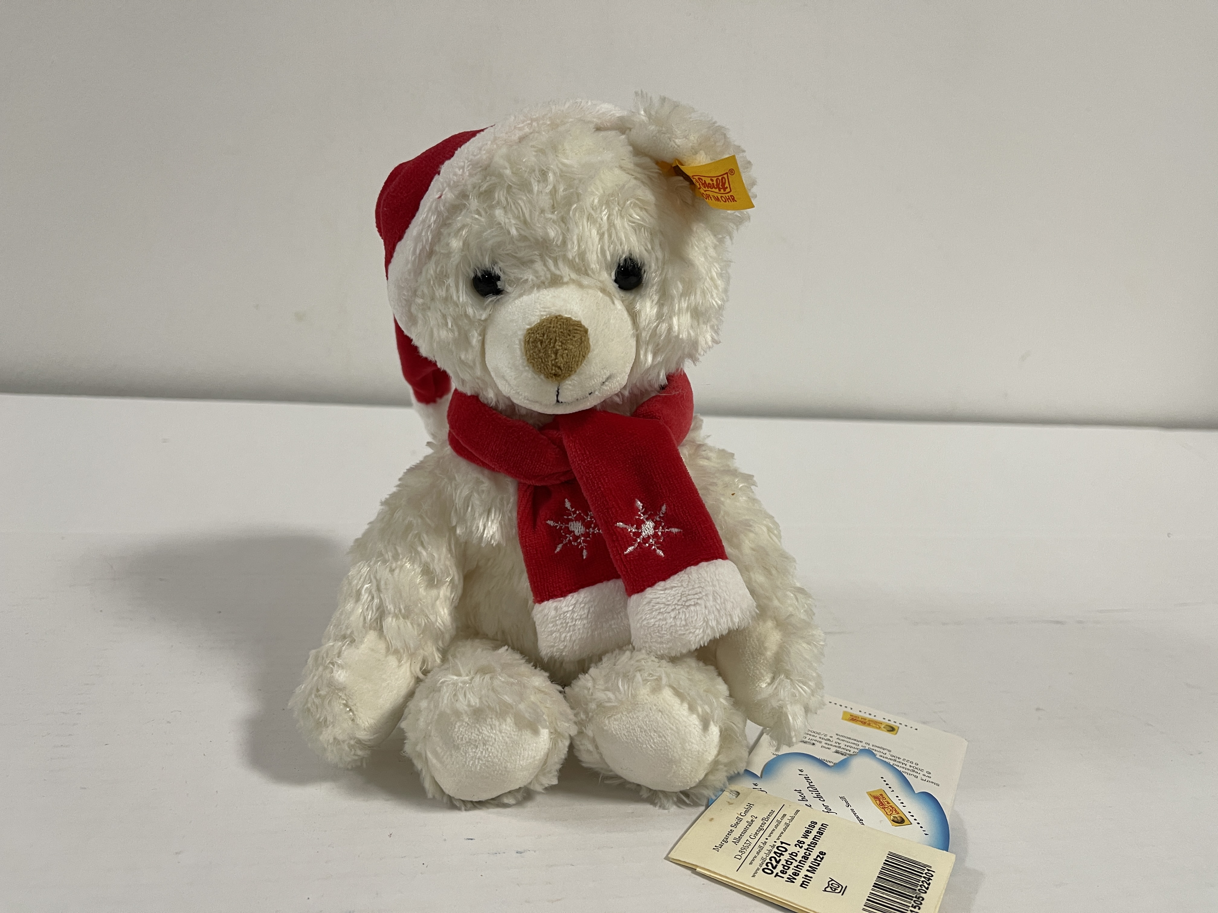Steiff Tier Teddy Bär 022401 Weihnachten Teddy 28 cm. Top Zustand