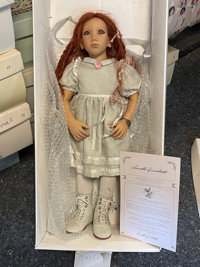 Annette Himstedt Künstlerpuppe Puppe Marlie 60 cm. Top Zustand 