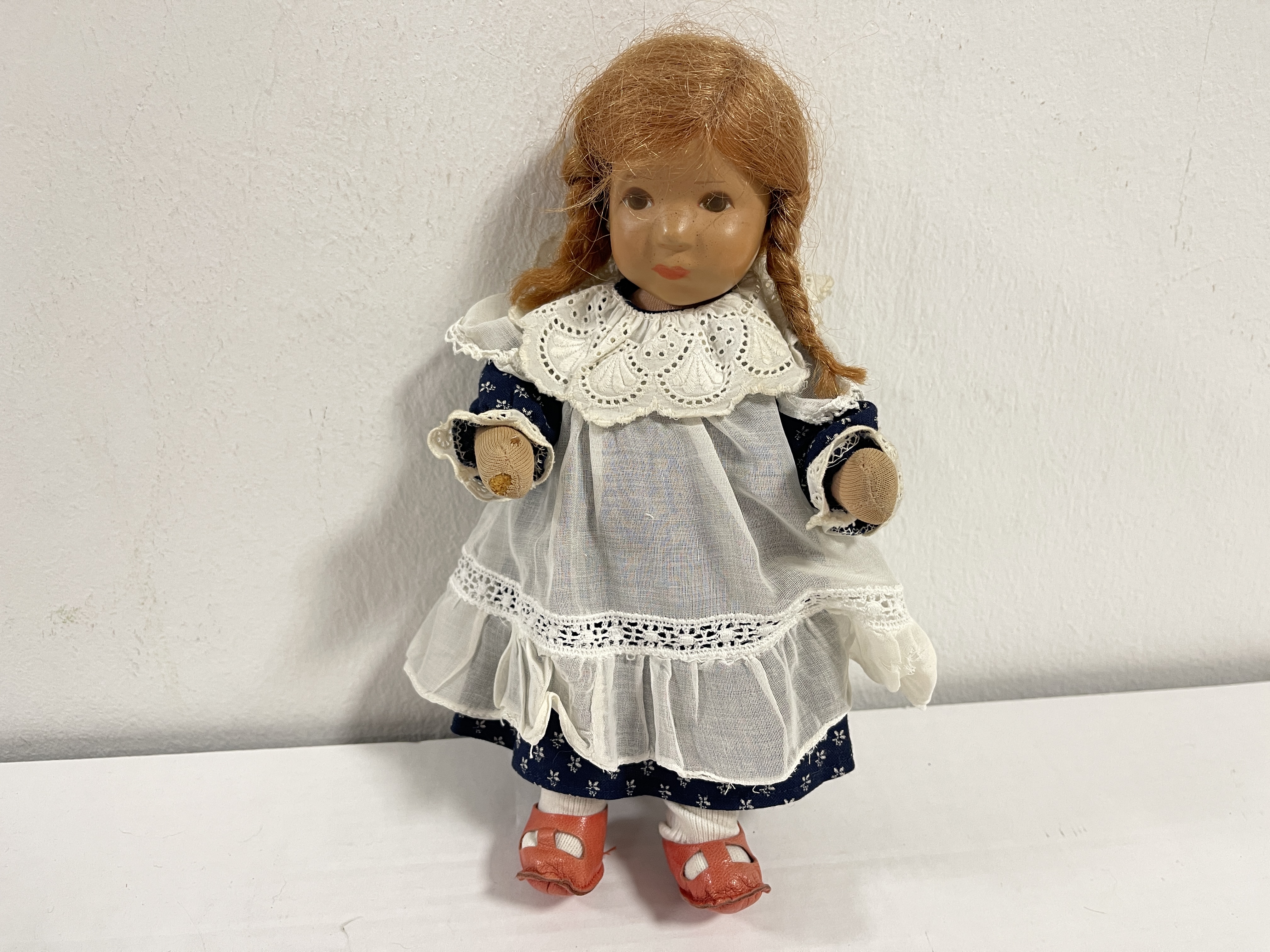 Käthe Kruse Puppe 24 cm.  Raucherhaushalt Zustand siehe Fotos 