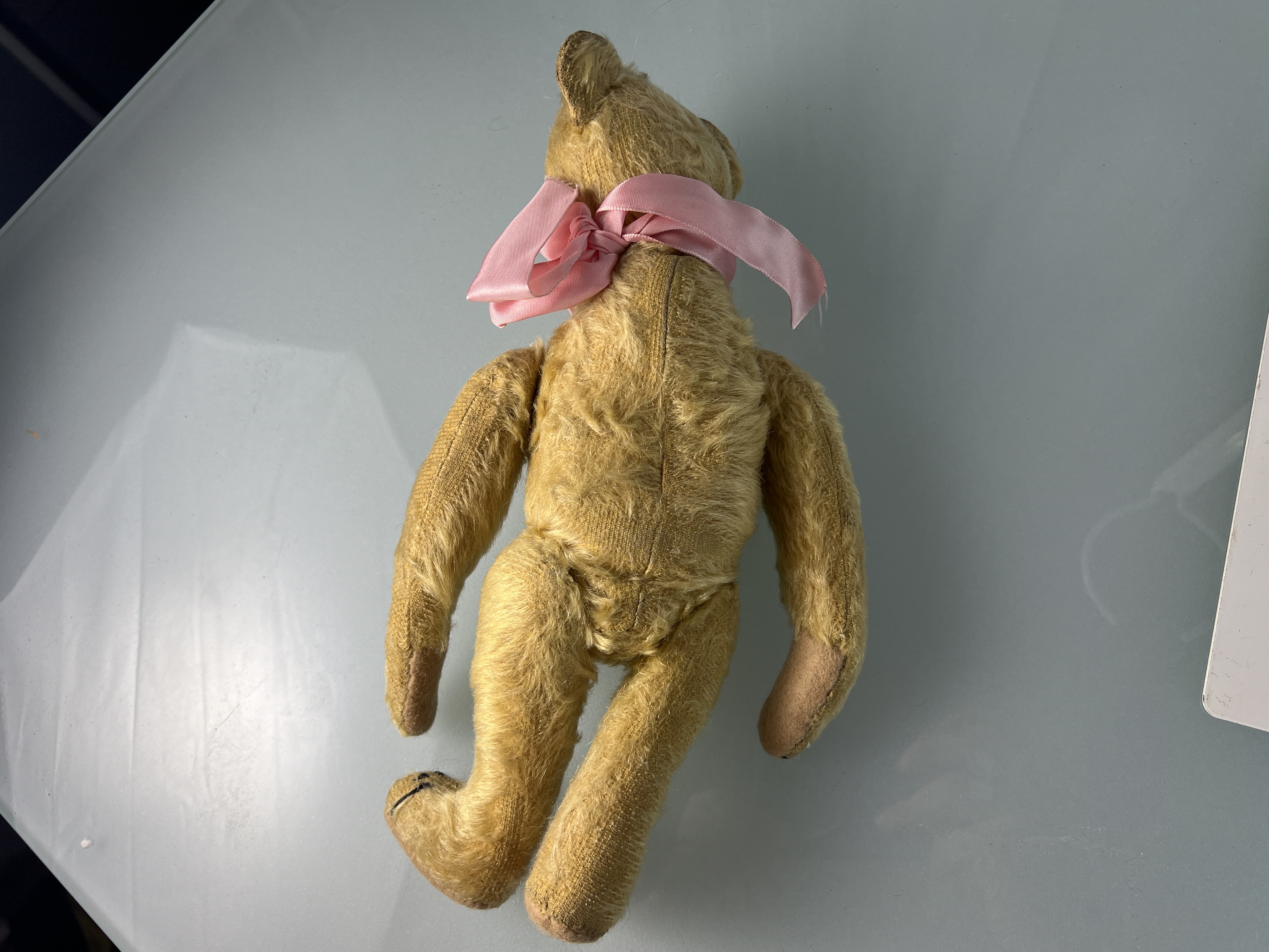 Alter Steiff Teddy Bär 31 cm Zustand für sein Alter Gut siehe Fotos 