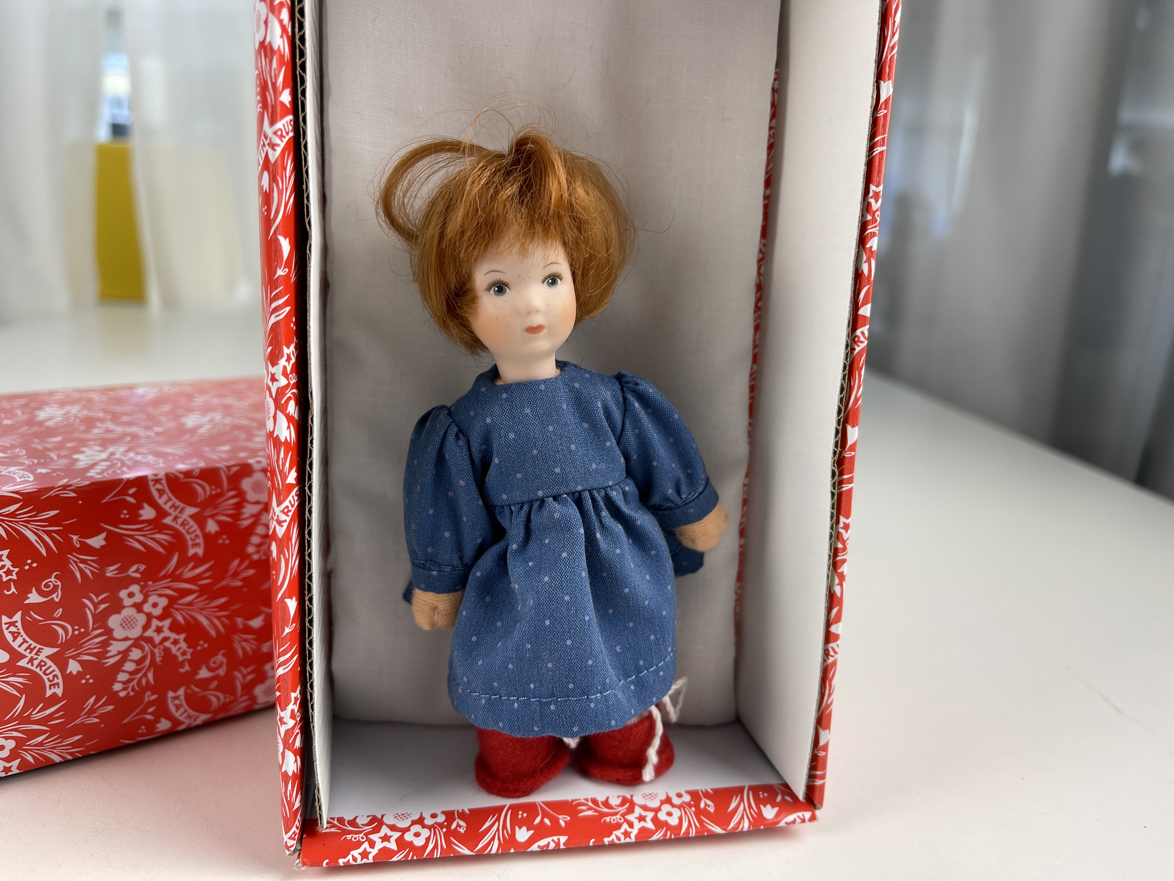 Käthe Kruse Sammler Puppe 12 cm. Ovp Top Zustand   