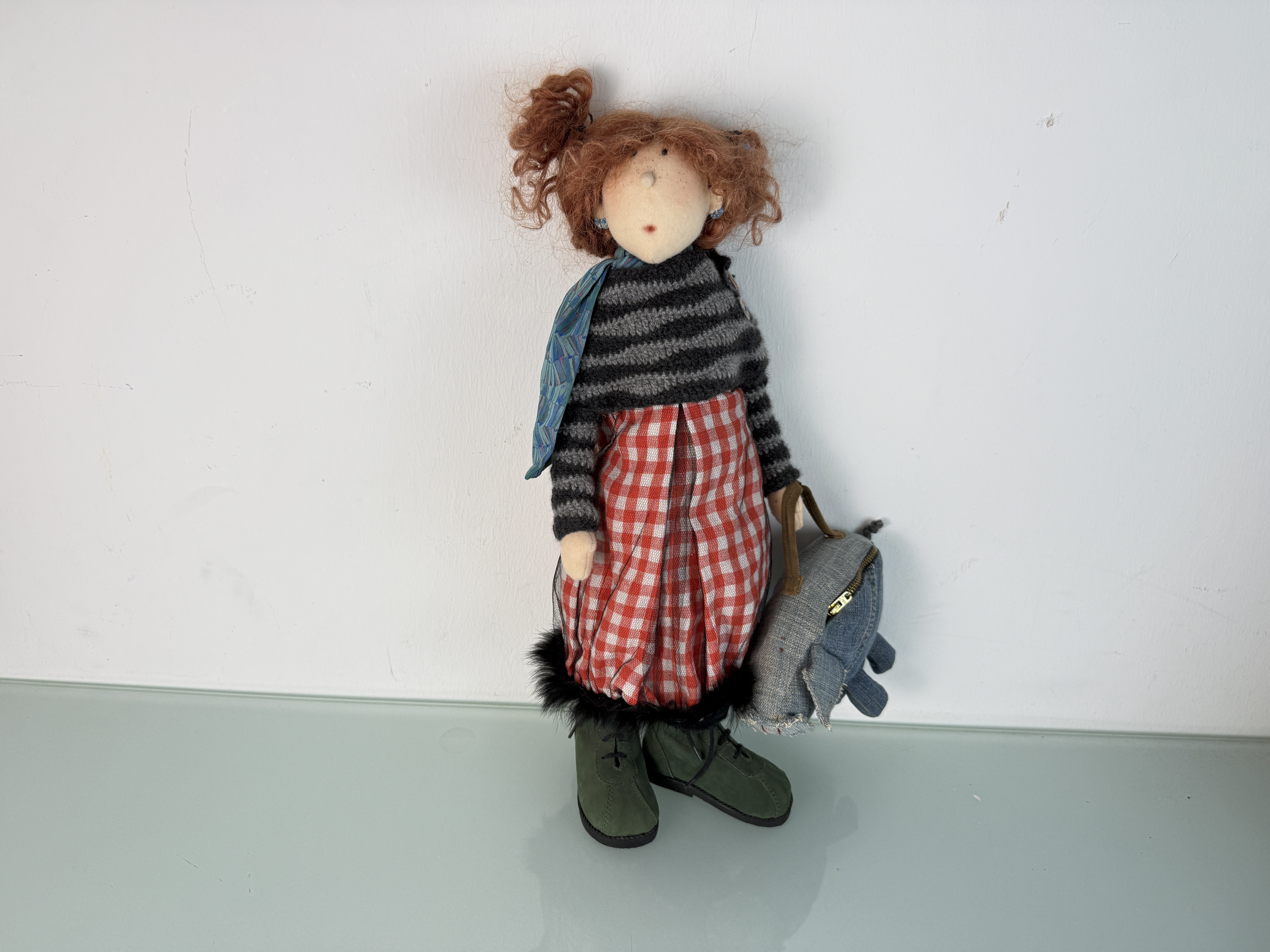 Zwergnase Künstlerpuppe Nicole Marschollek Puppe 50 cm. Top Zustand   