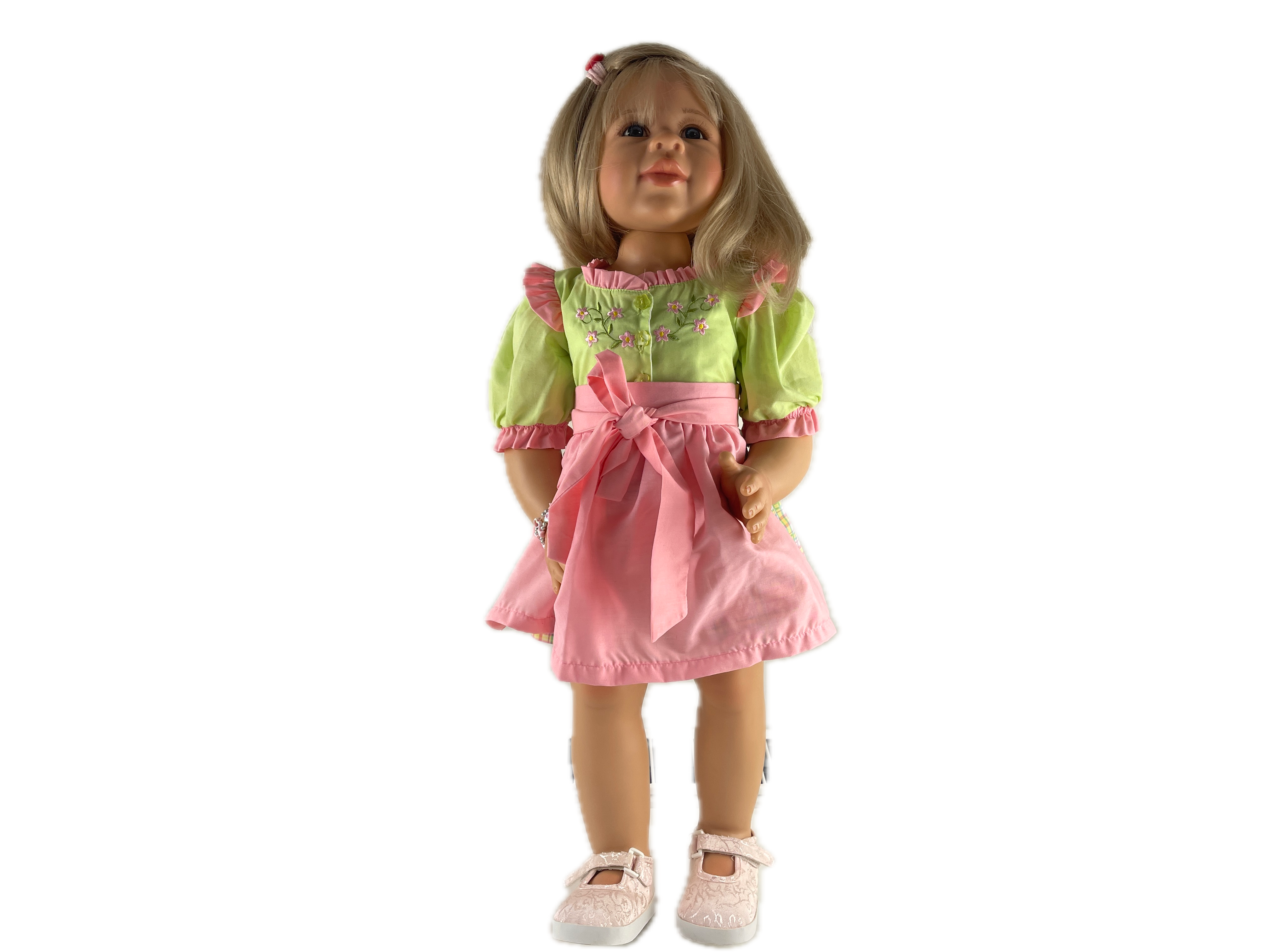 Monika Levenig Künstlerpuppe Vinyl Puppe 68 cm. Top Zustand   