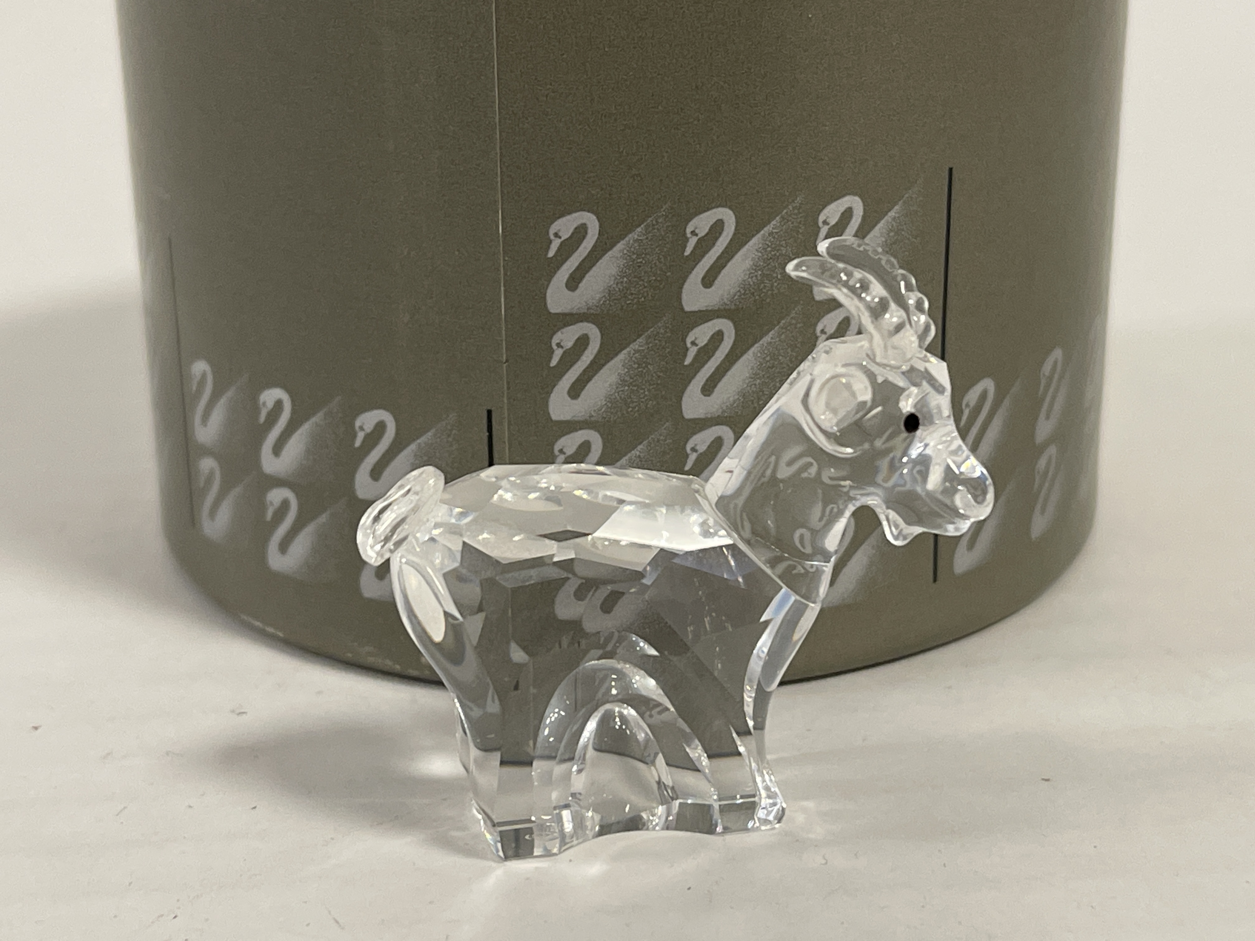  Swarovski Figur 275438 Zodiak Ziege 4 cm mit Ovp & Zertifikat, Top Zustand  
