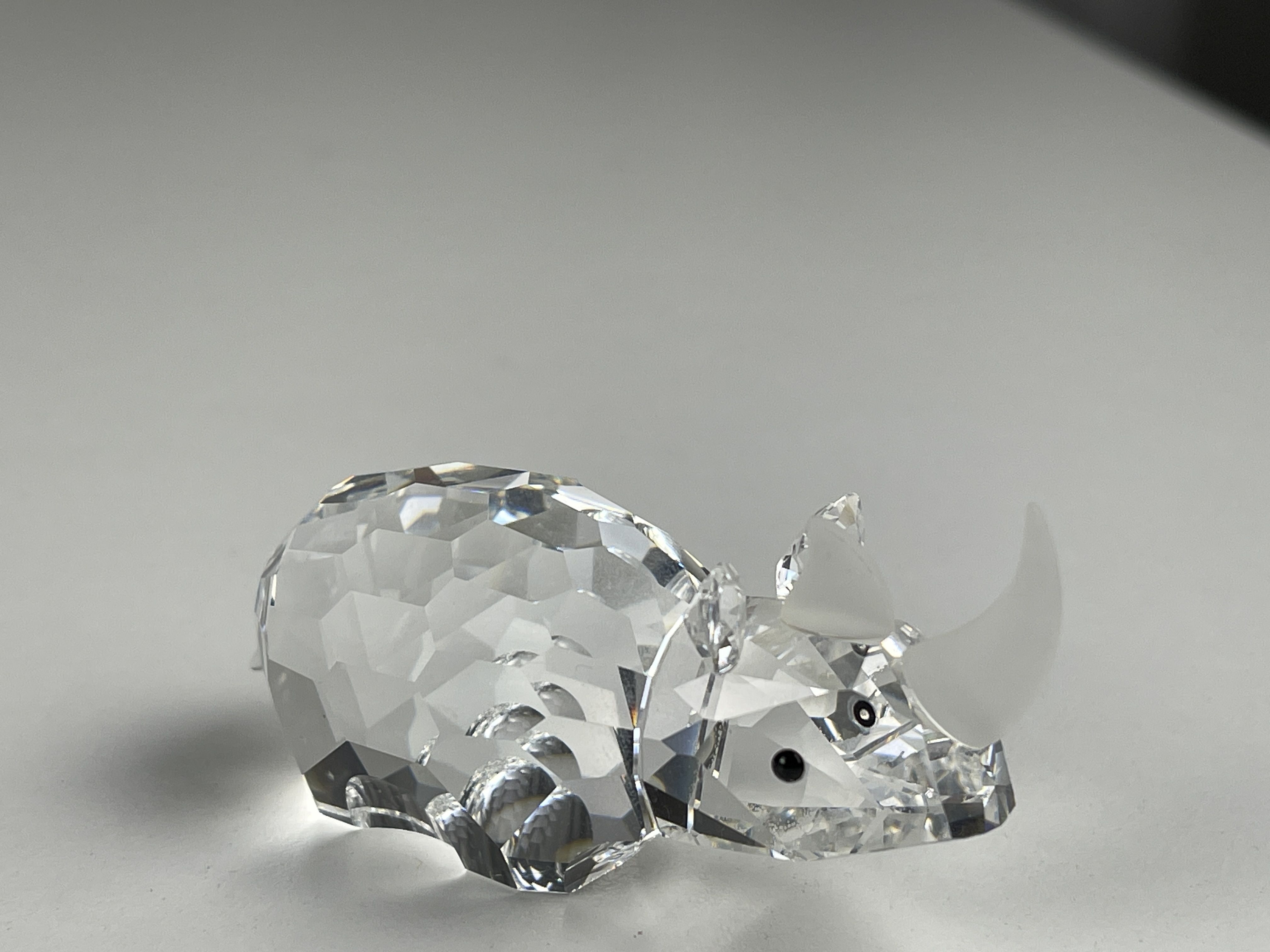 Swarovski Nashorn 117900 klar 7,5 cm Top Zustand 