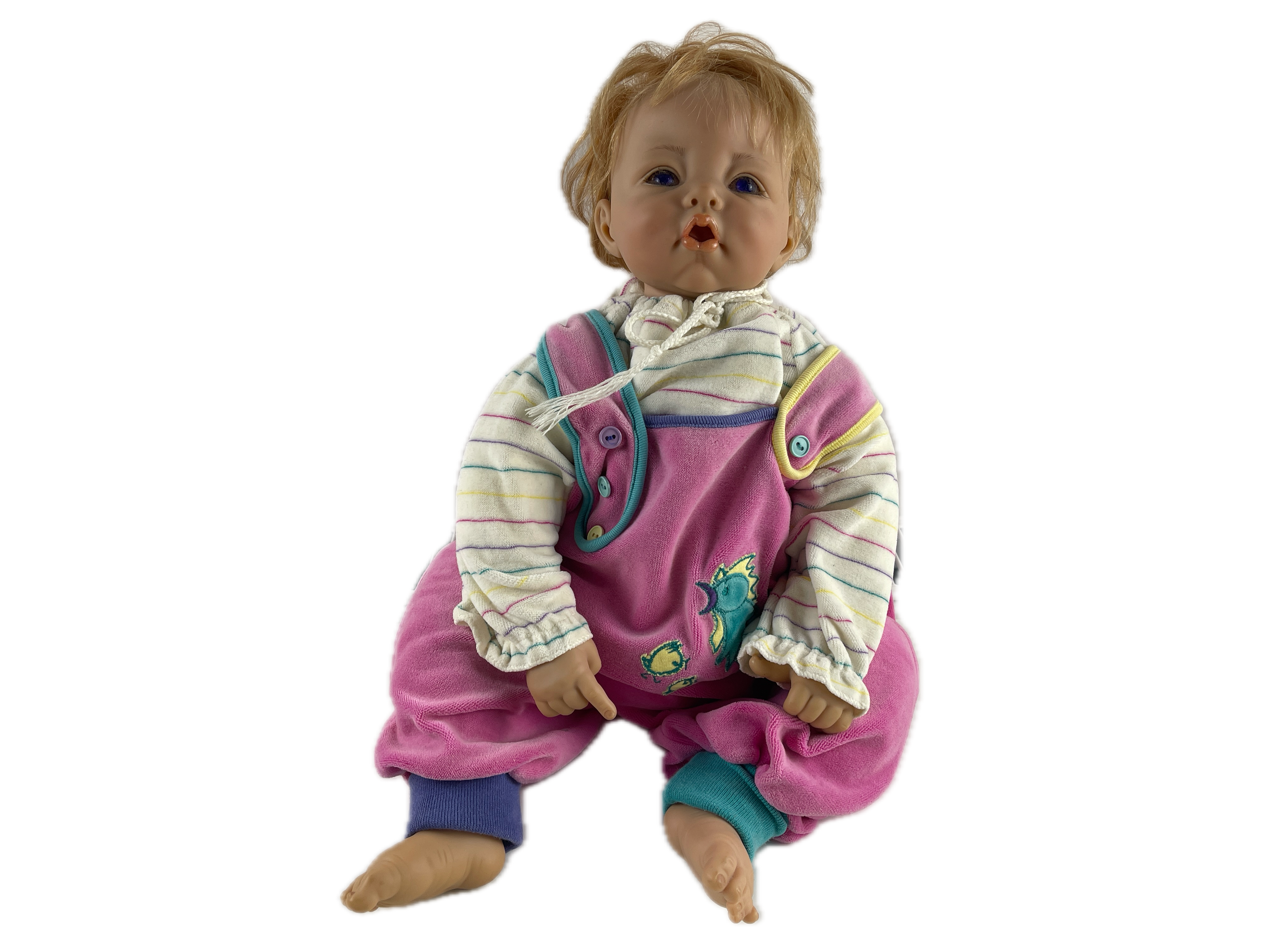 Elly Knoops Künstlerpuppe Vinyl Puppe 48 cm. Top Zustand 
