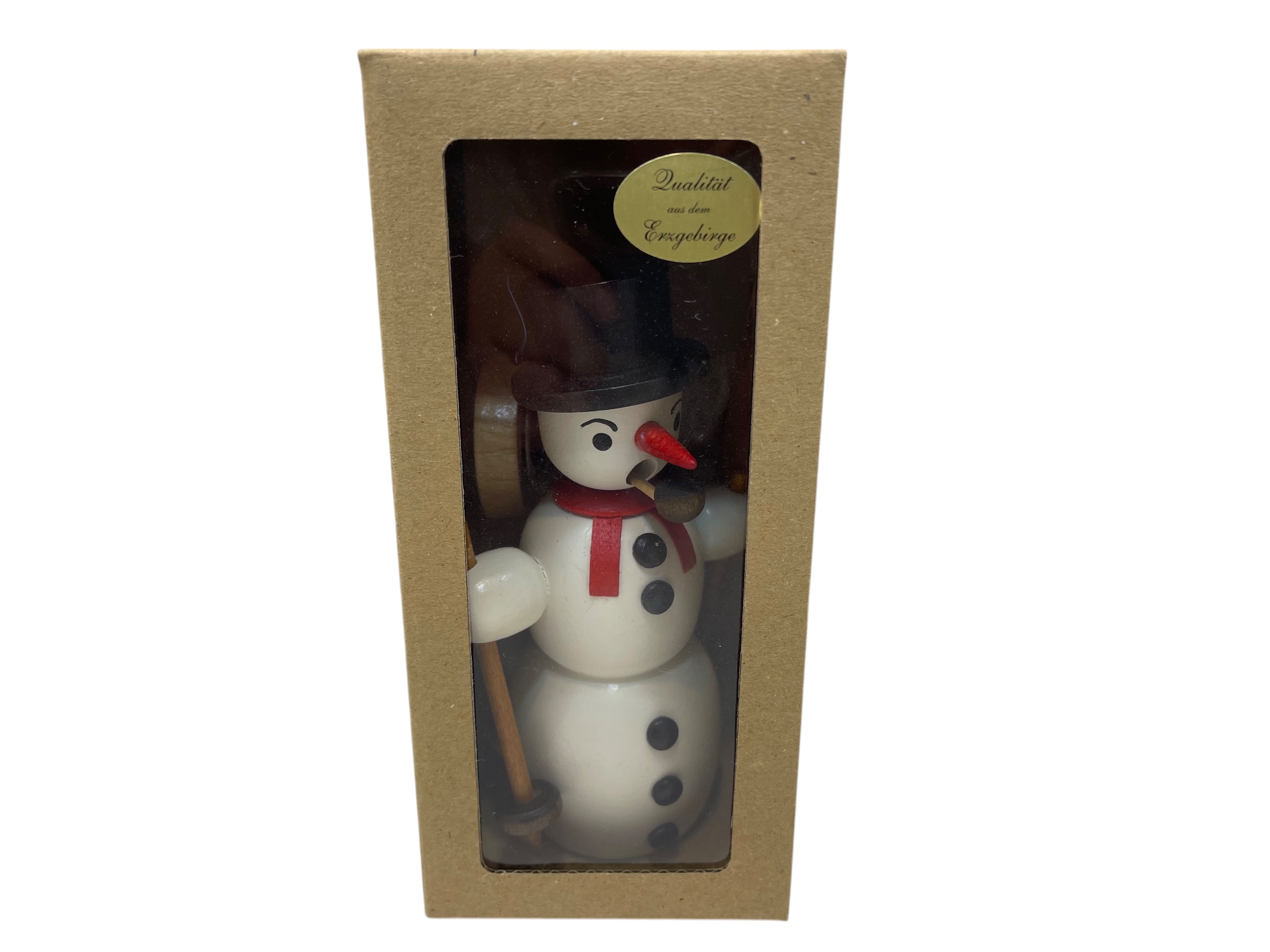 Figur Holz Räuchermännchen 12 cm + OVP. Top Zustand       