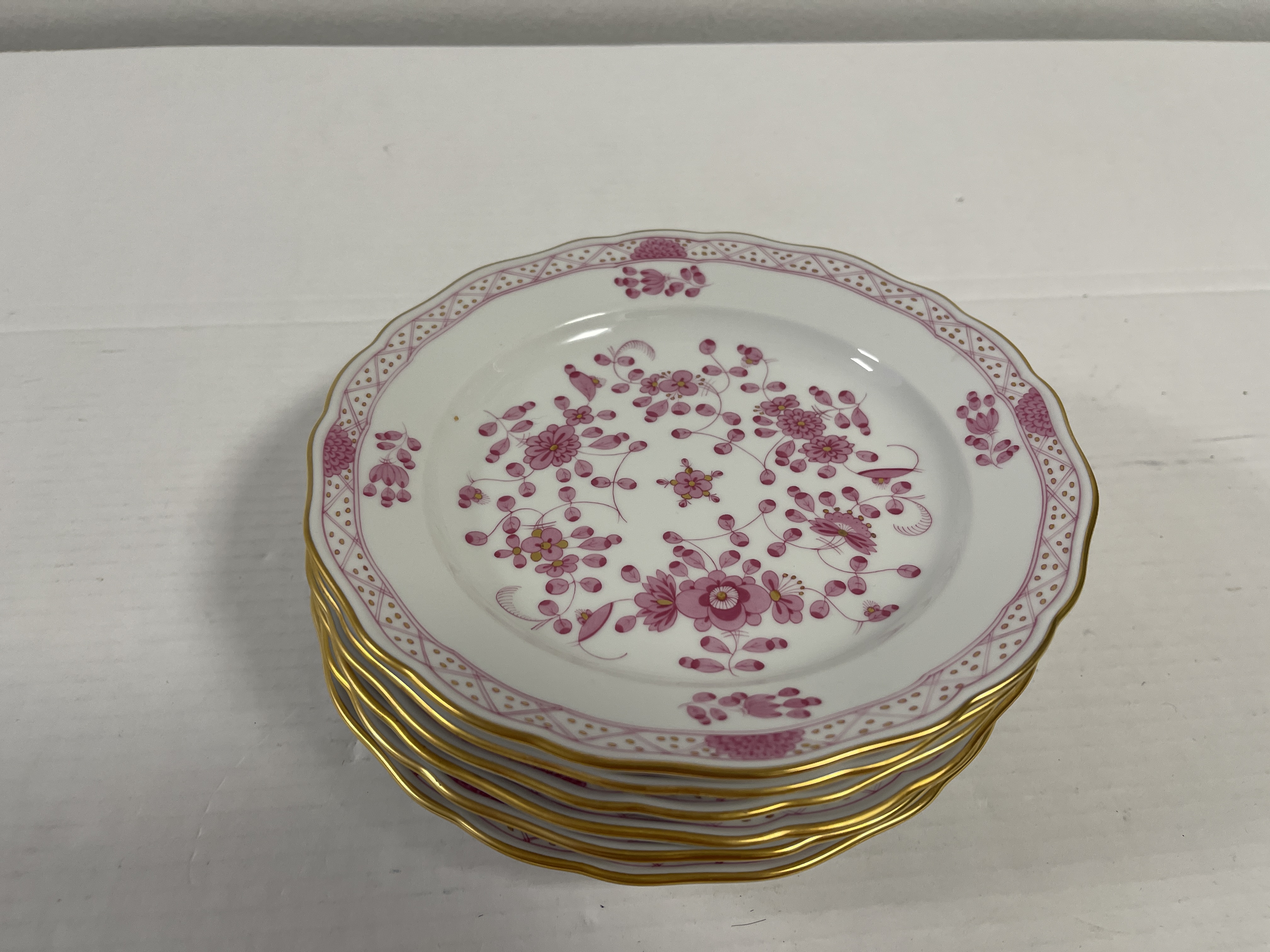  Meissen Porzellan  Teller  6 Stück je Ø: 19,5 cm.  - Top Zustand   