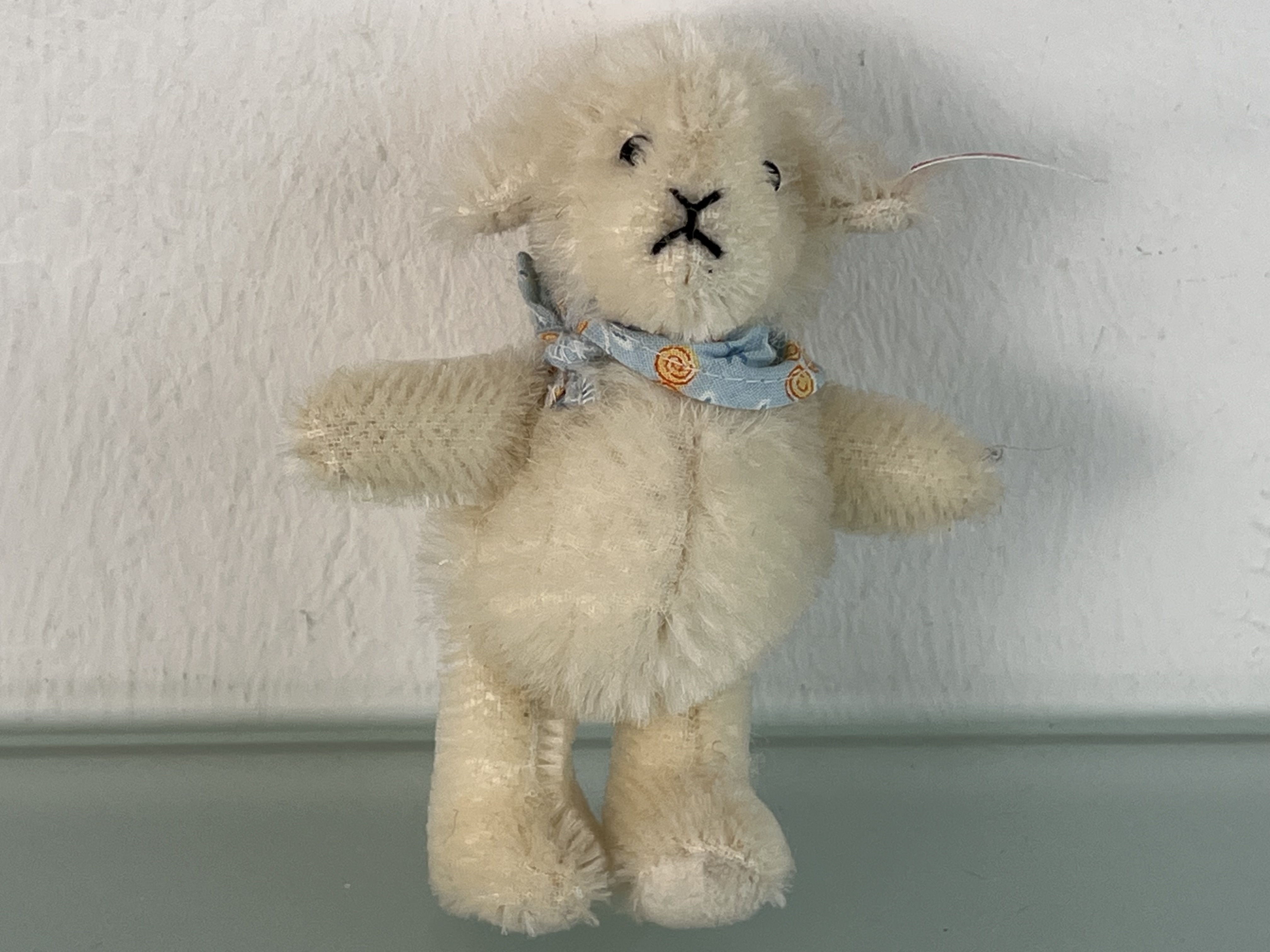 Steiff Schlüsselanhänger 655791 Lamm 11cm. Auflage-Nr. 00435. Top Zustand siehe Fotos