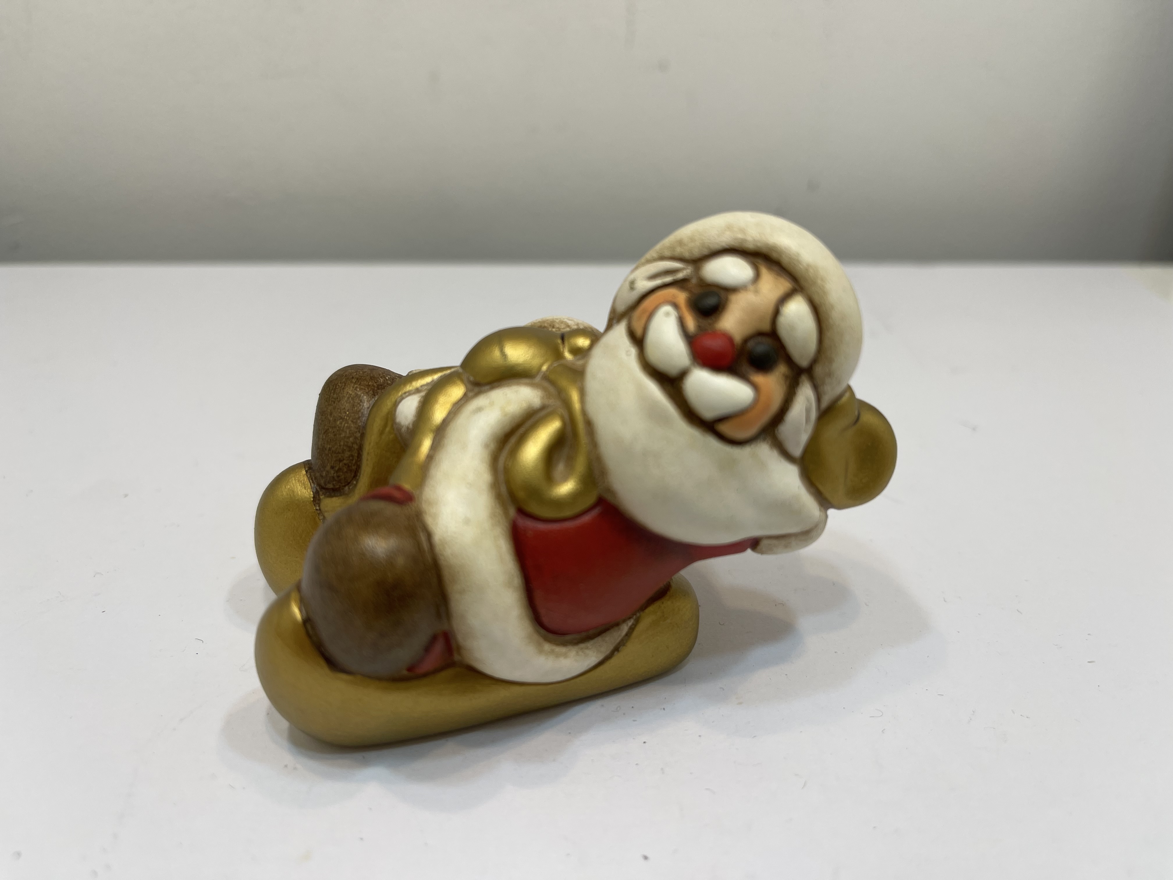 Thun Bozner Figur Sammler Weihnachtsmann 7 cm. Top Zustand.  