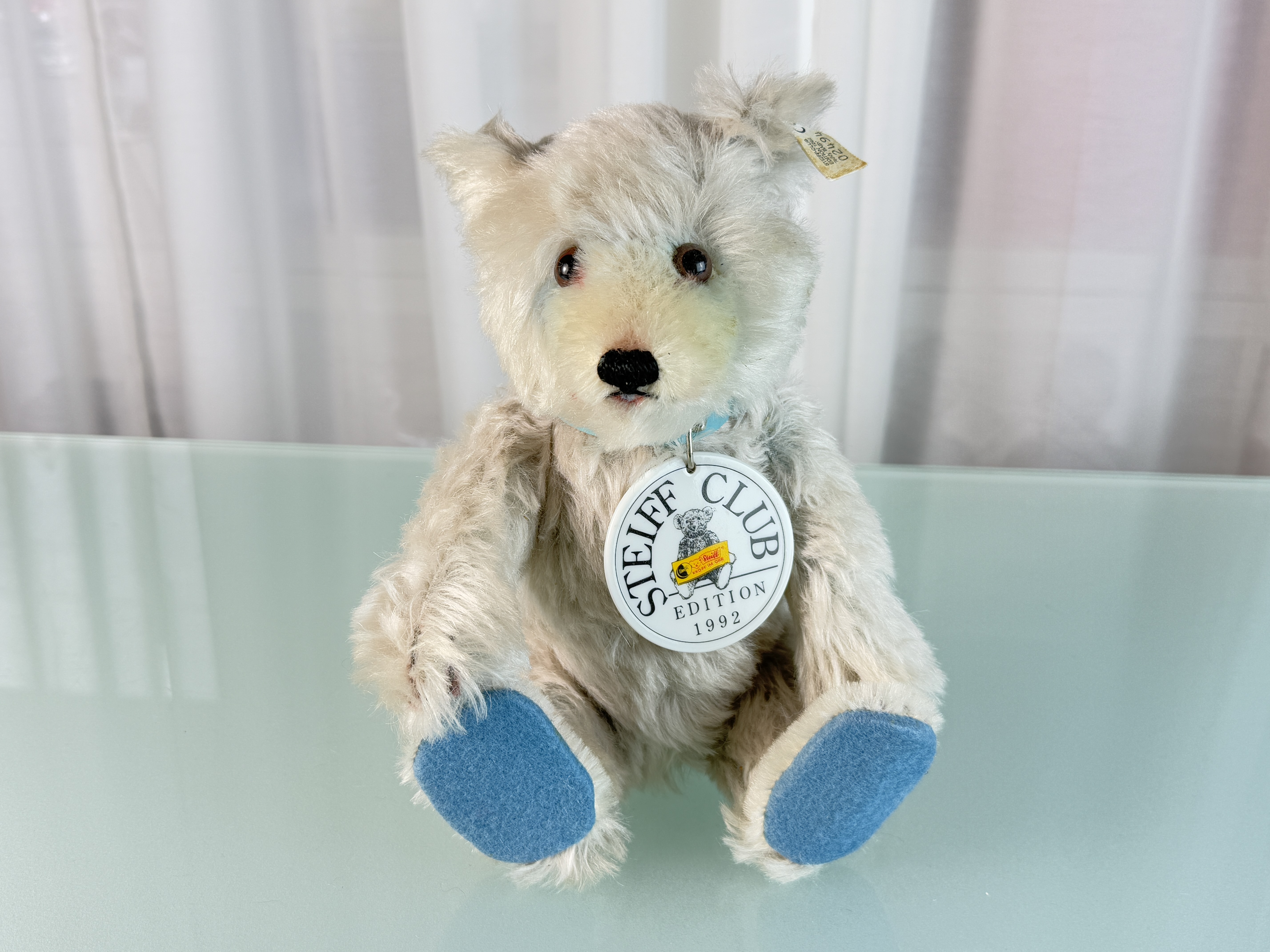 Steiff Tier 420016 Club 1992 Teddy Bär Baby 30 cm. Nichtraucherhaushalt