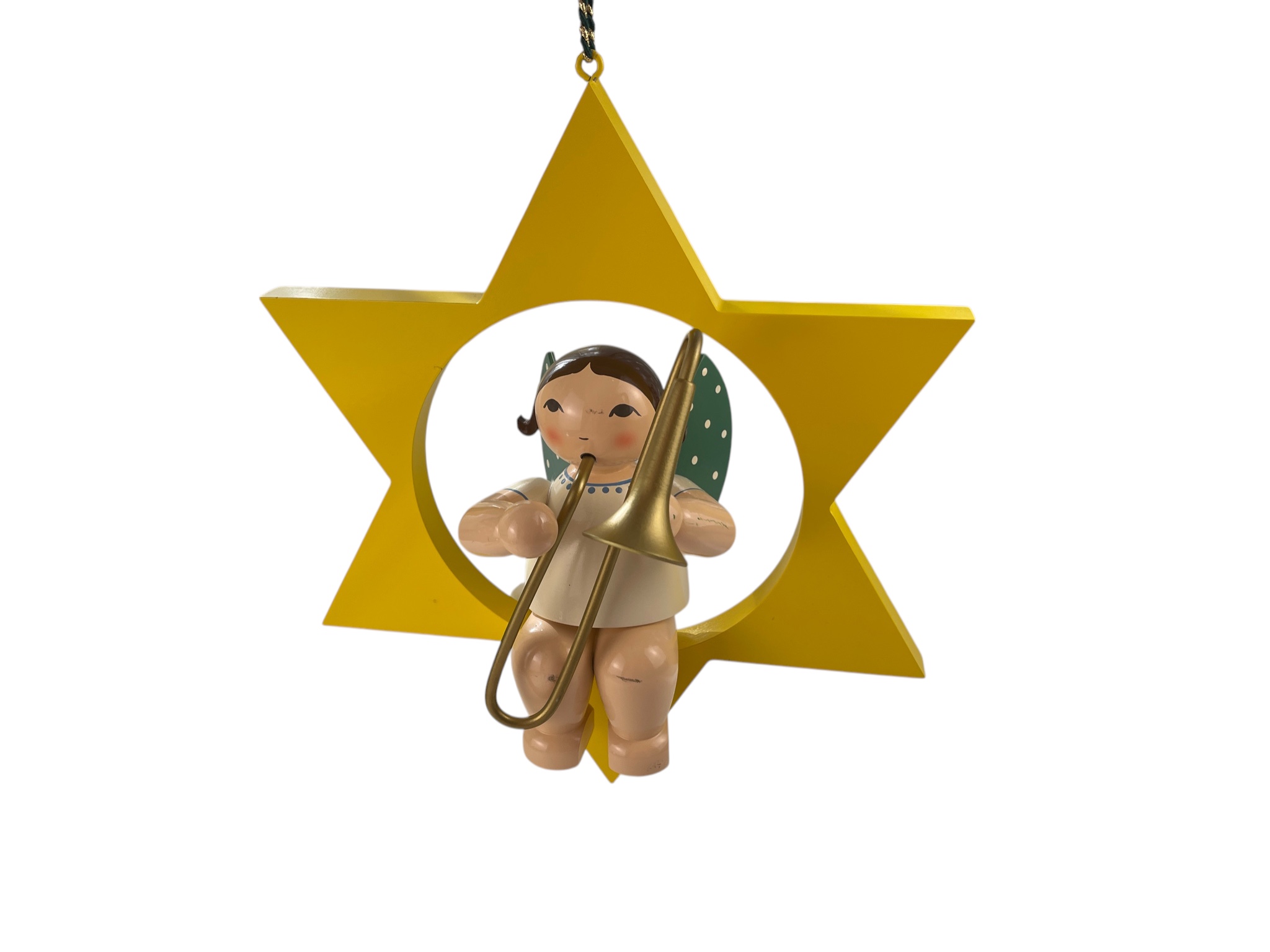 Erzgebirge Sammler Figur Engel Ornament 38 cm. Zustand siehe Fotos  