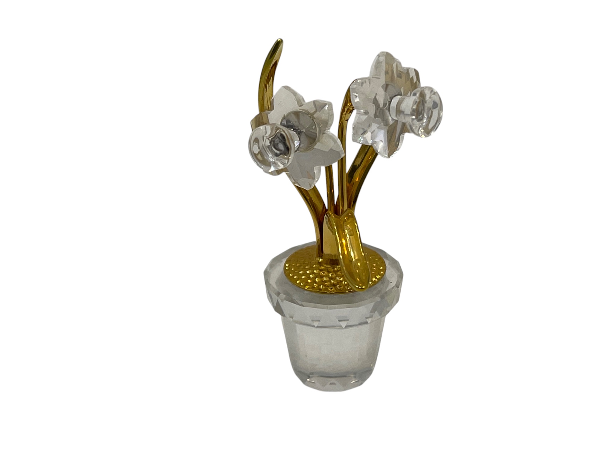 Swarovski Figur 208885 Blumentopf Blume 4,7 cm Top Zustand  