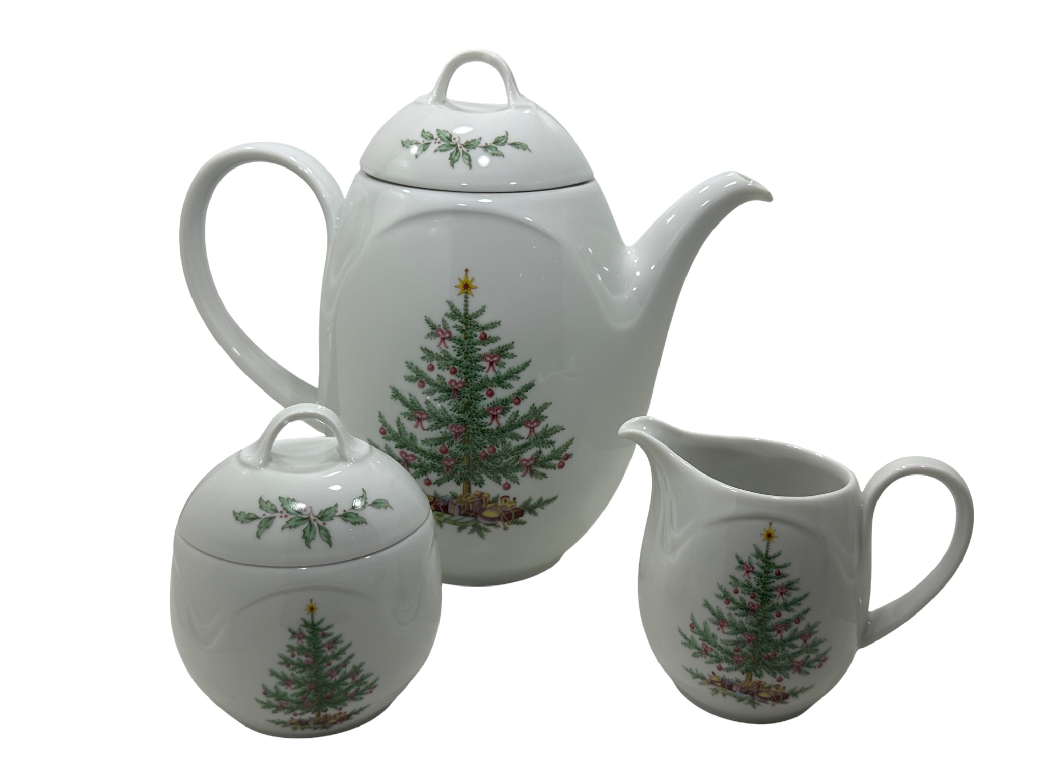 Kaiser Porzellanservice Weihnachtsdekor 683 Kaffekanne, Milchkanne, Zuckerdose. Top Zustand Kaiser Porzellanservice Weihnachtsdekor 683 Kaffekanne, Milchkanne, Zuckerdose. Top Zustand