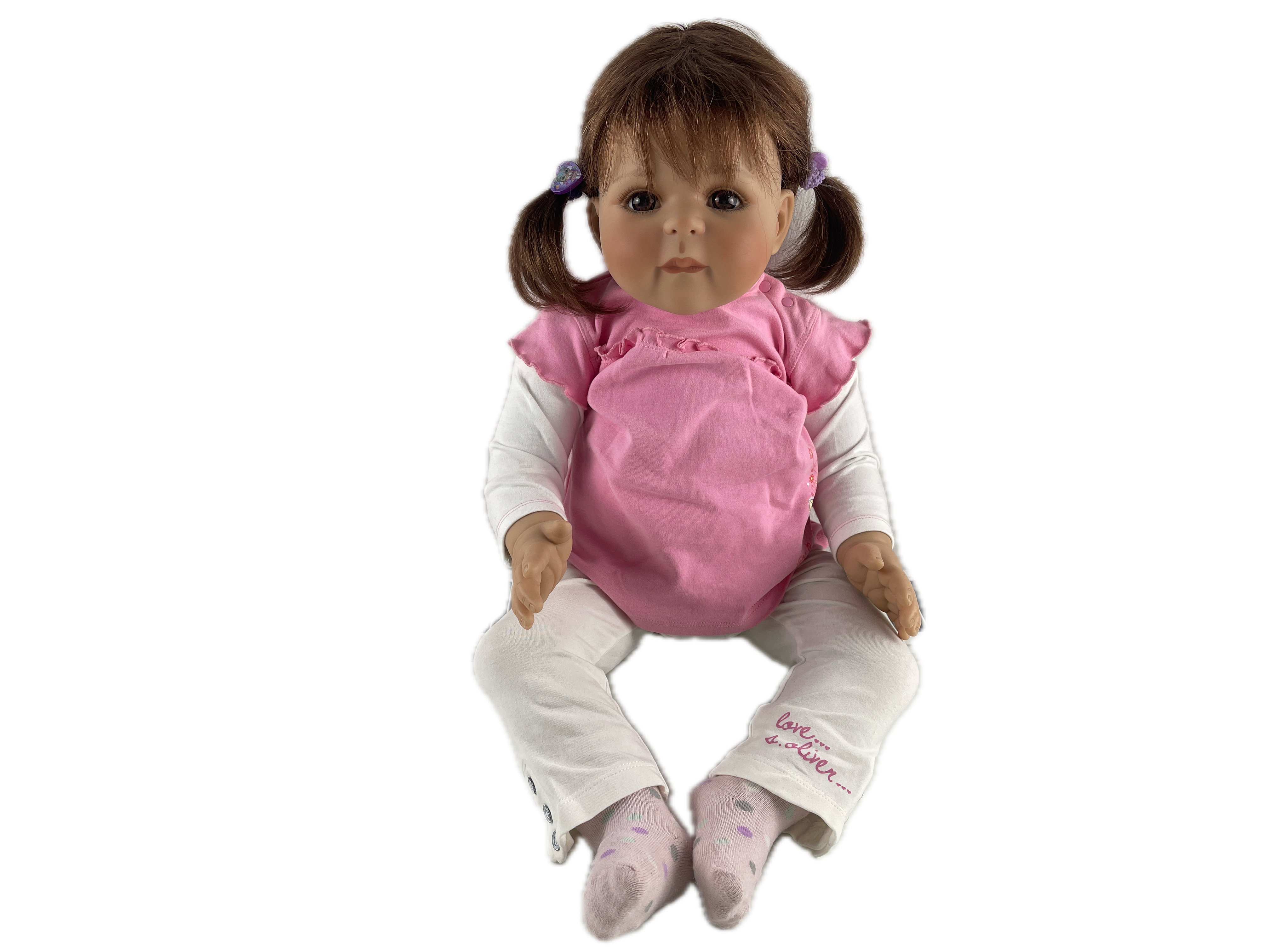 Künstlerpuppe Puppe Monika Peter Leicht Vinyl Puppe 66 cm. Top Zustand