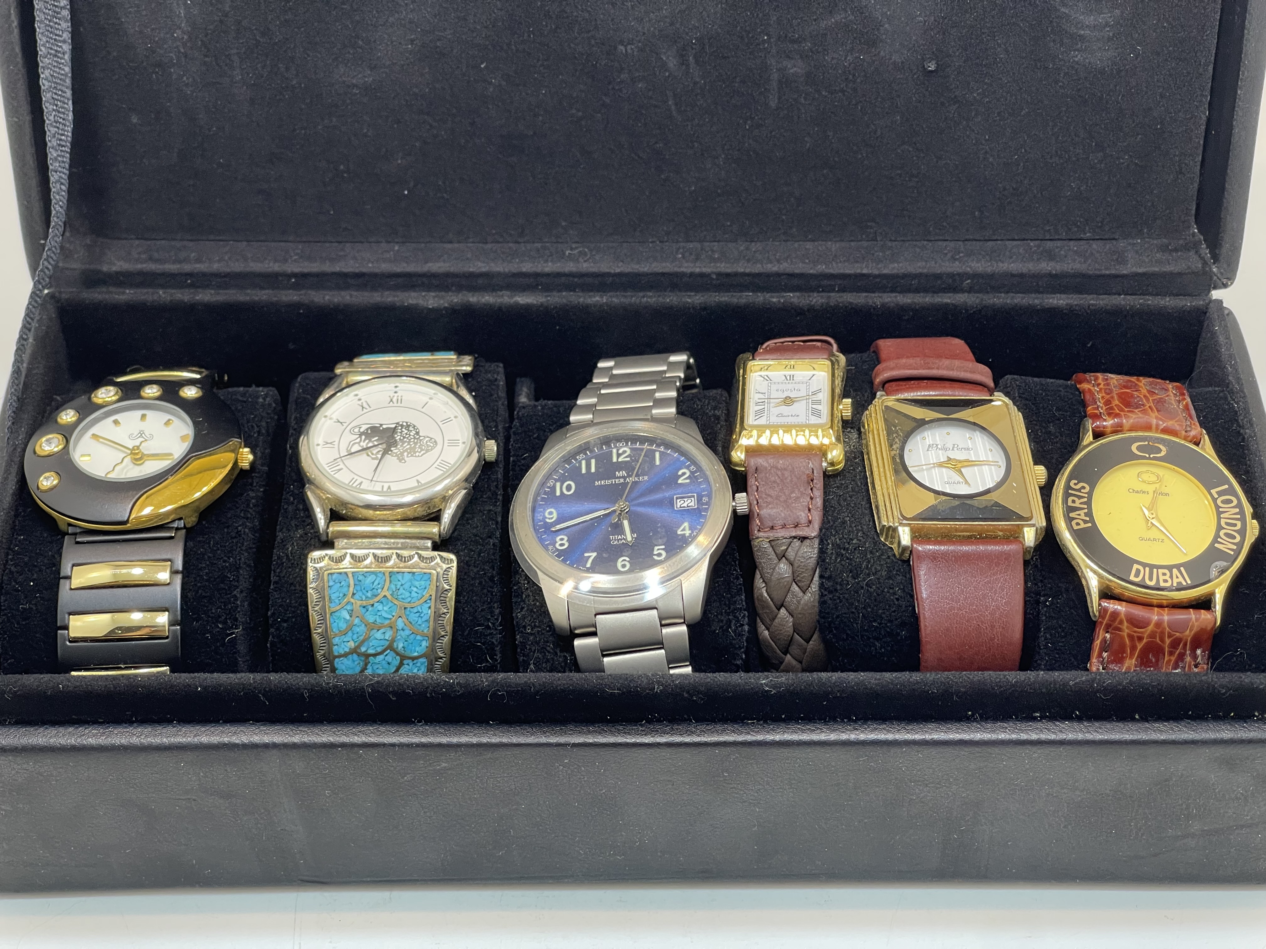 Armband Uhren Damen & Herren Konvolut 6 Stück - Zustand siehe Fotos
