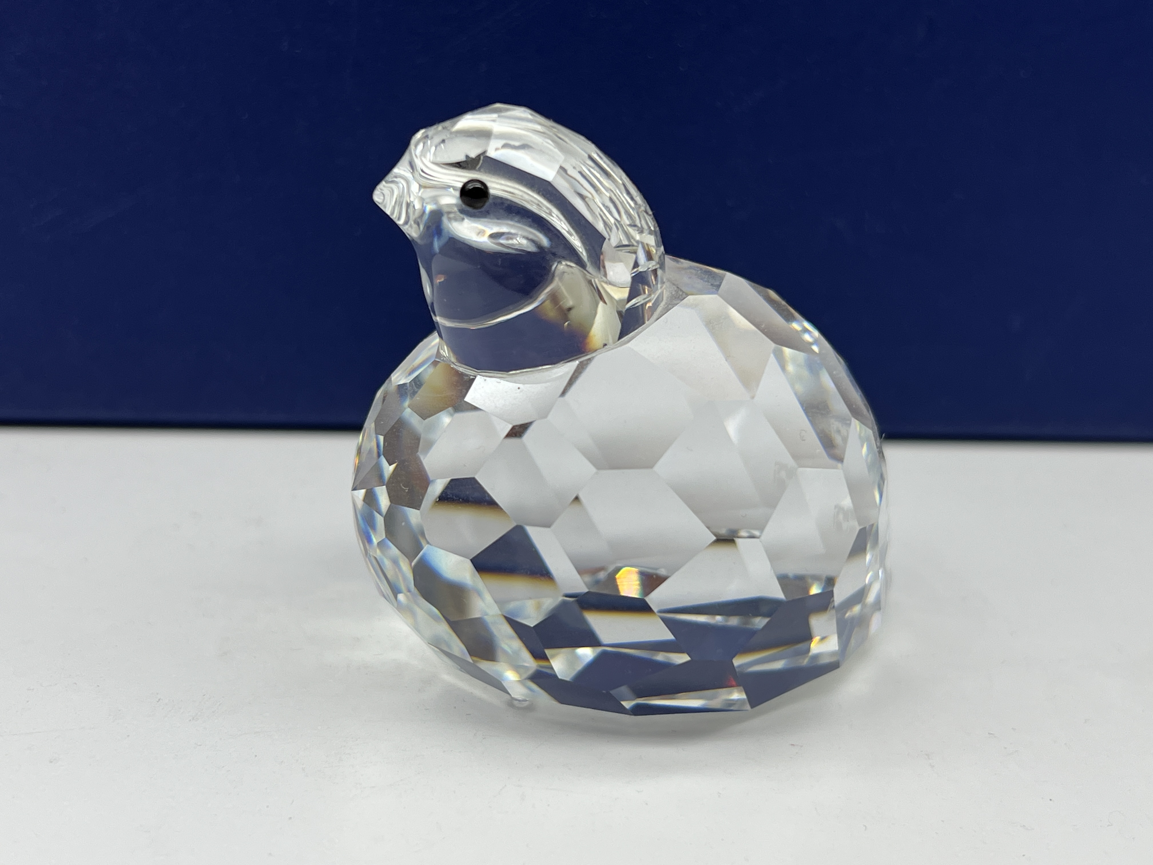 Swarovski Figur Kristall 014468 Rebhuhn 5,5 cm. Top Zustand   