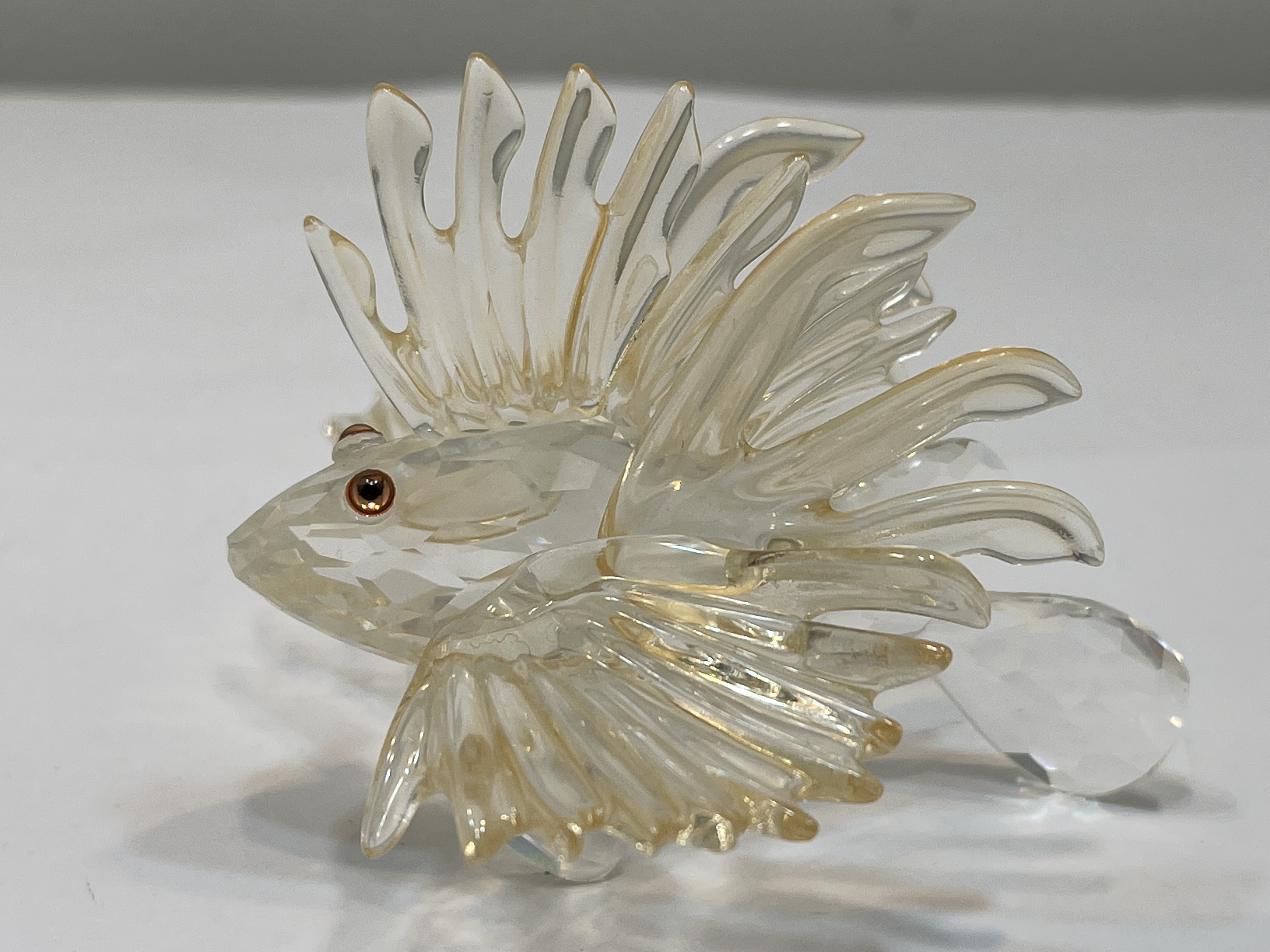  Swarovski Figur Kristall 604011 Feuerfisch 7 cm. Top Zustand