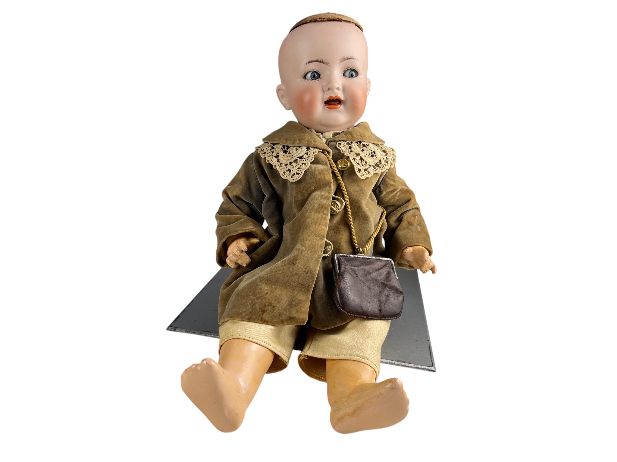 Künstlerpuppe Simon Halbig Puppe 44 cm. Zustand Siehe Fotos