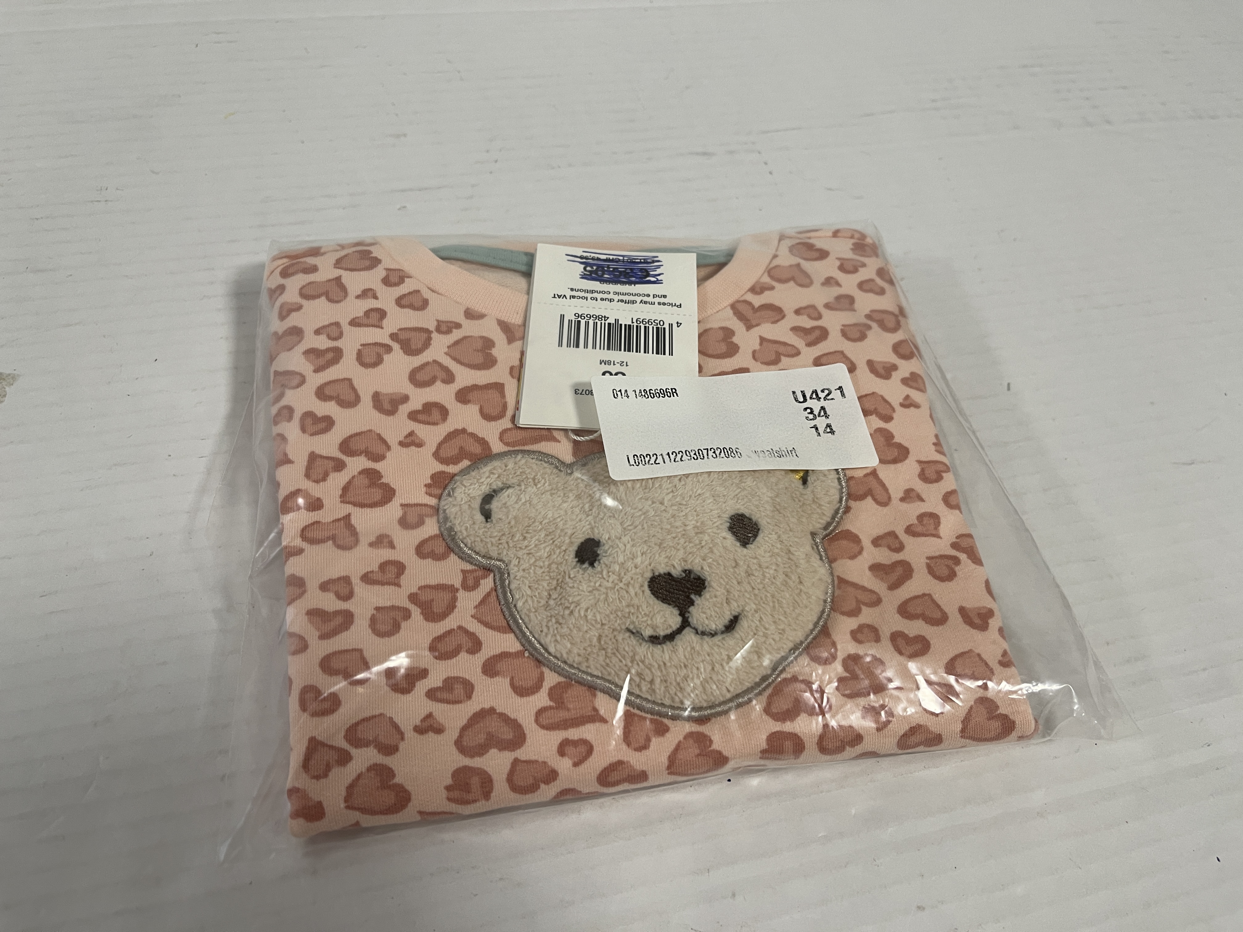 Steiff Baby Bekleidung Longseelve Shirt für Mädchen Größe 86 - Top Zustand  