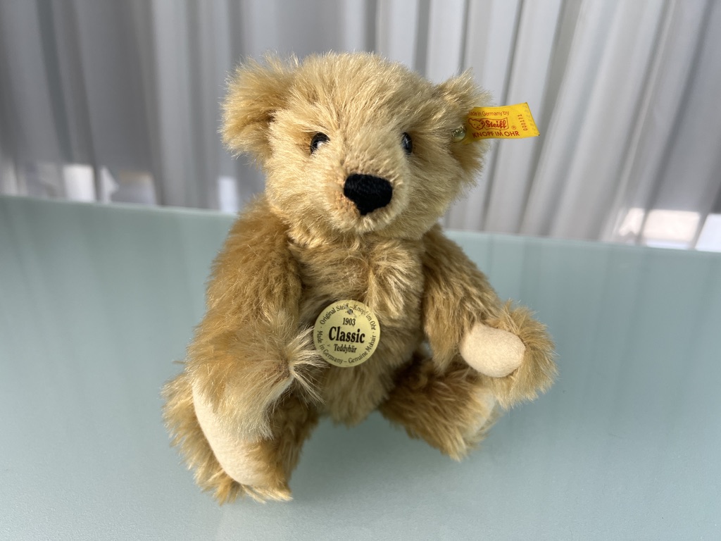 Steiff Tier 000171 - Teddy Bär Mr.Cinnamon 22 cm Top Zustand