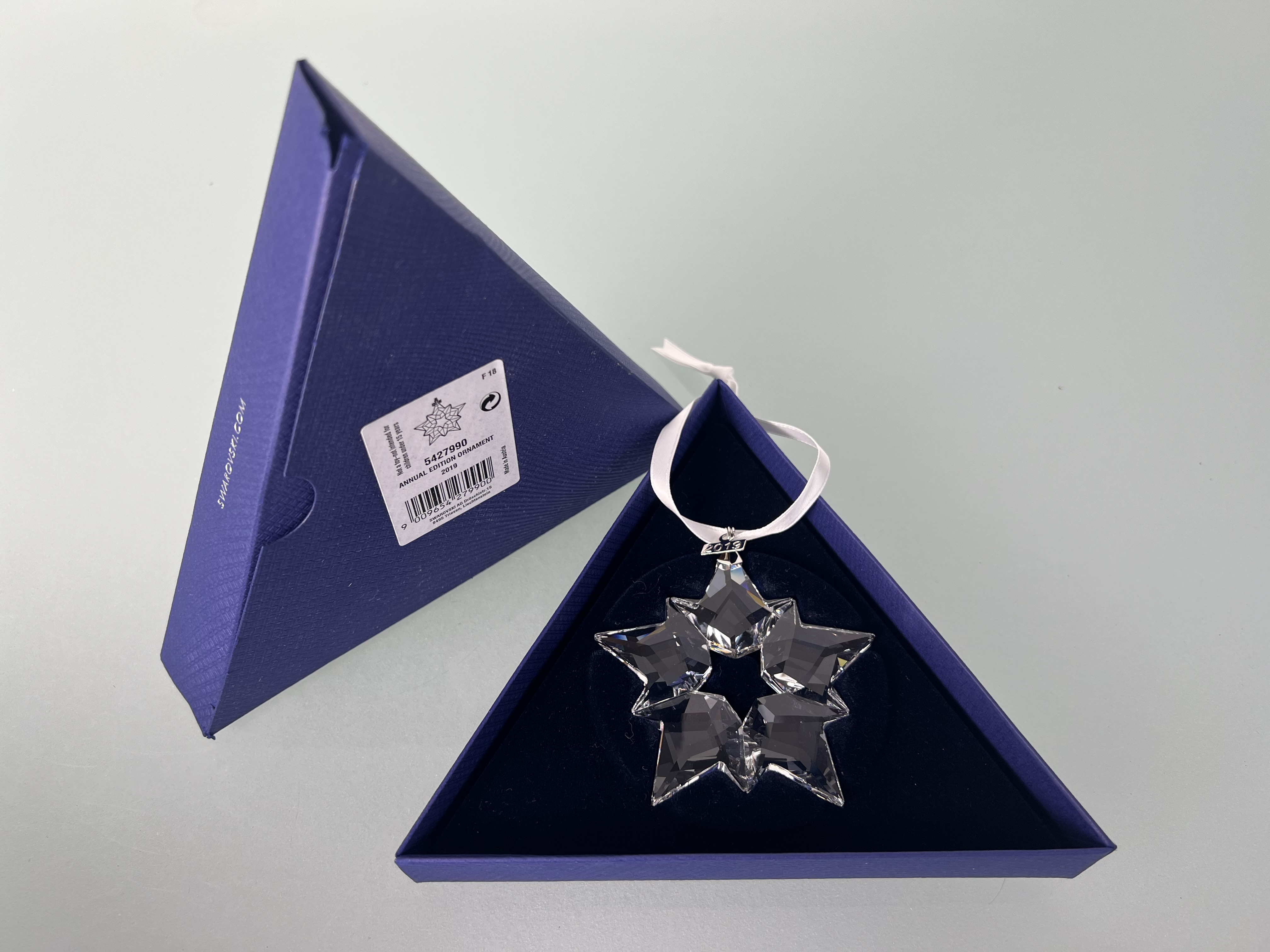 Swarovski Figur 5427990 Weihnachtsstern 2019 Groß 7,5 cm. Mit OVP. Top Zustand