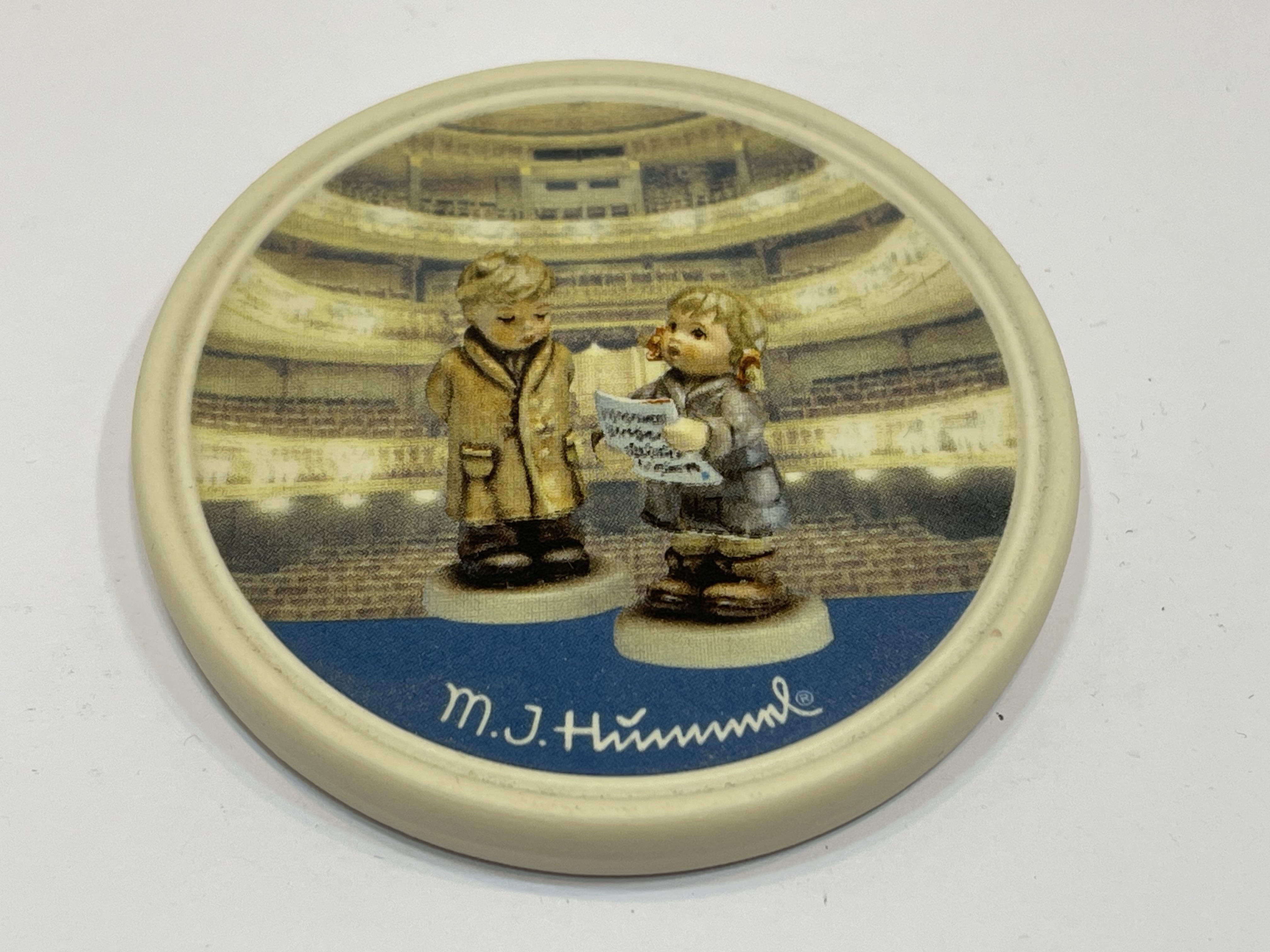  M.I. Hummel Plakette Ø 7 cm. 1 Wahl. Top Zustand.  