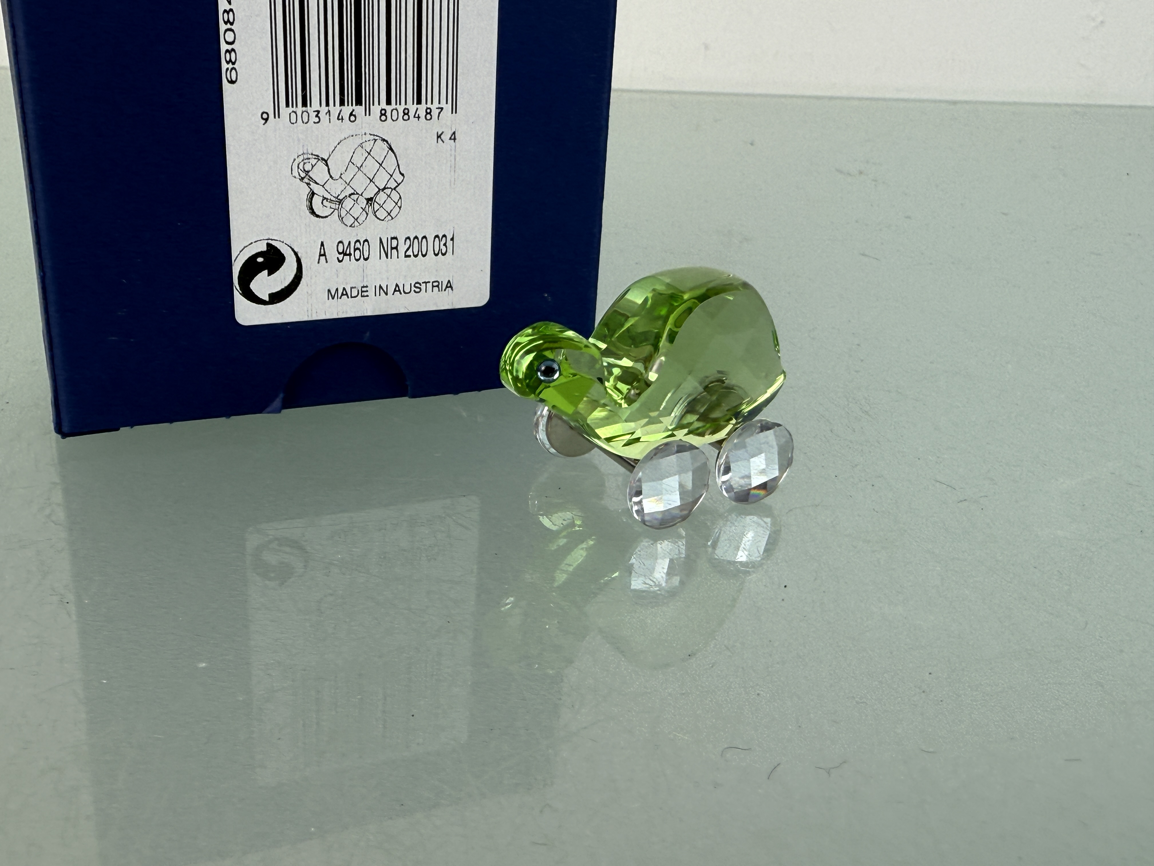 Swarovski Figur 680848 Schildkröte Theo 4,2 cm Ovp Zertifikat Top Zustand 
