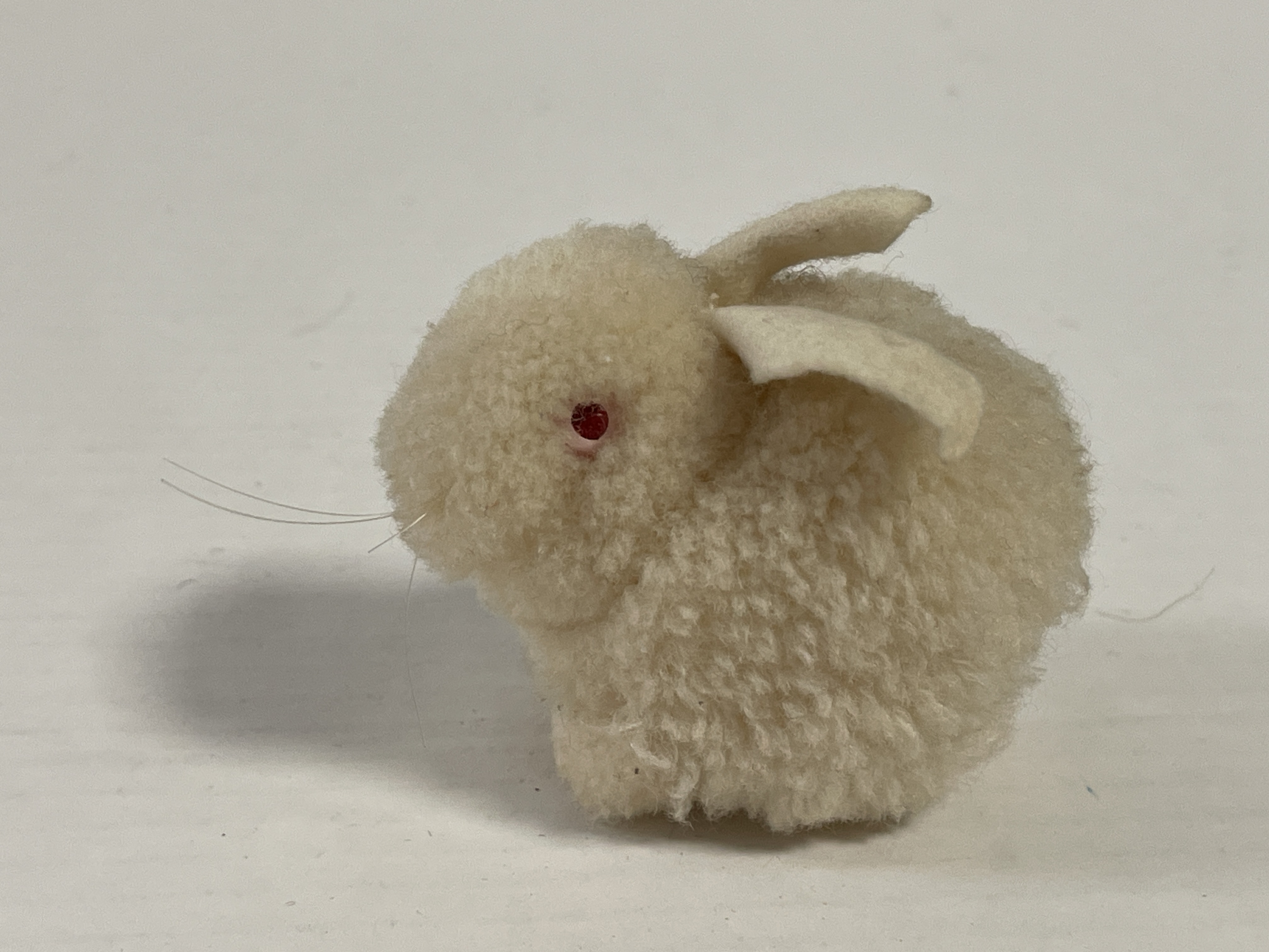 Steiff Tier Woll Hase 7 cm. Top Zustand  (Ohne Knopf und Fahne)