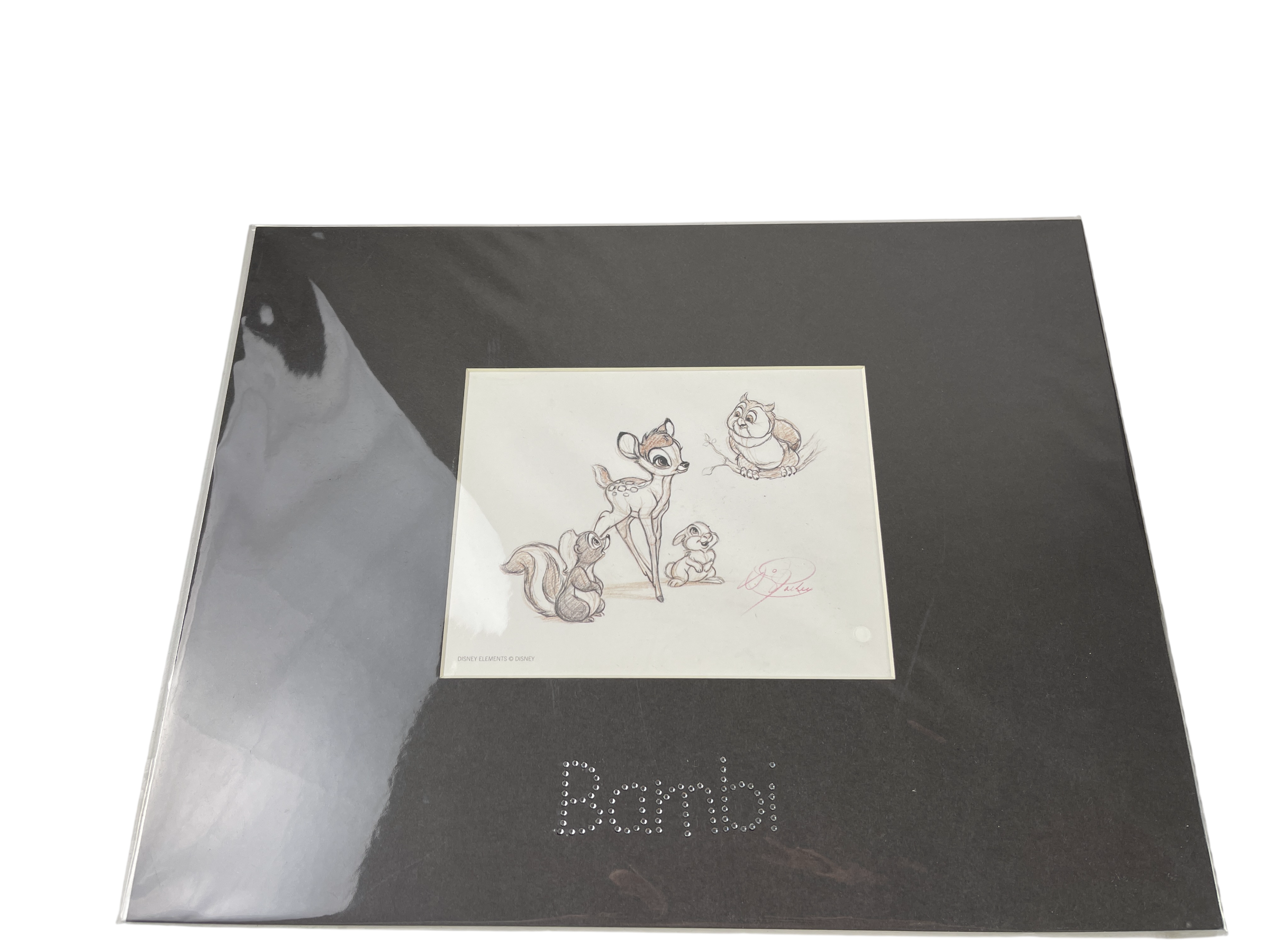 Swarovski Bambi Lithografie vom Disney-Meisterkünstler Dave Pacheco Top Zustand  ungeöffnet  