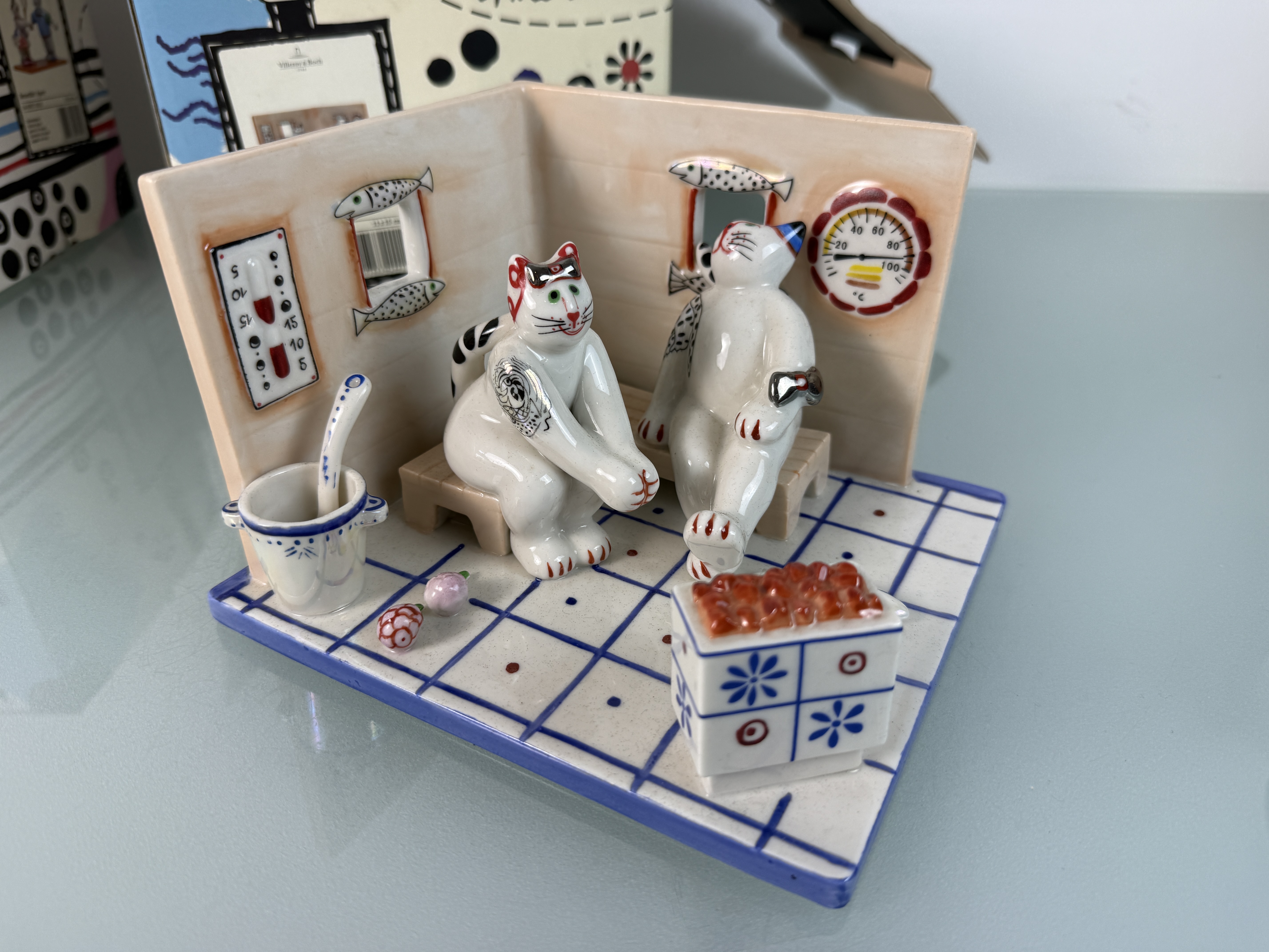 Villeroy und Boch Figur Benedikt Wellness 11 x 15 cm 1 Wahl - Top Zustand 