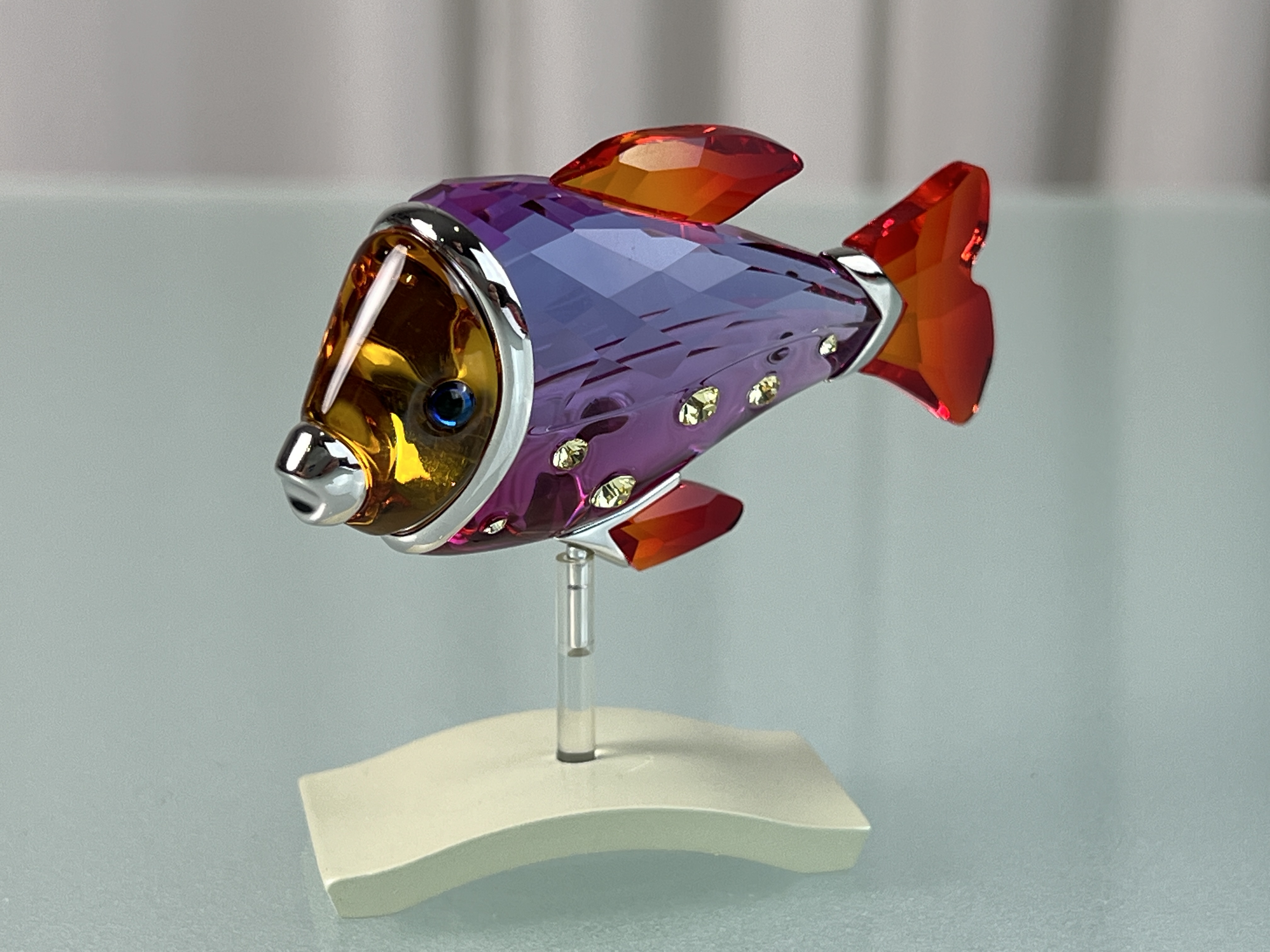 Swarovski Figur Paradise Fisch 6,5 x 7,5 cm. Top Zustand 
