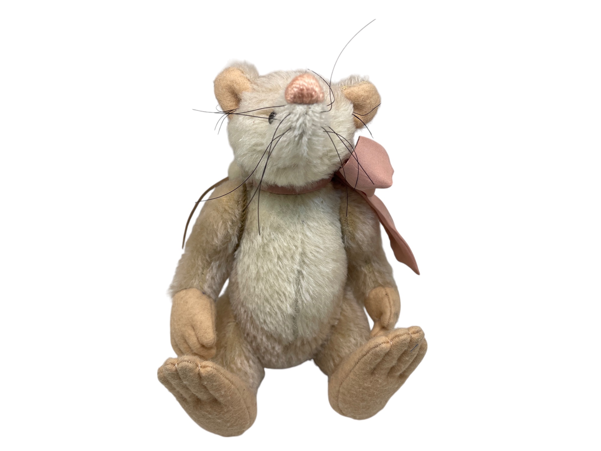 Gaby Schlotz Künstler Stofftier Maus 24 cm. - Top Zustand.   
