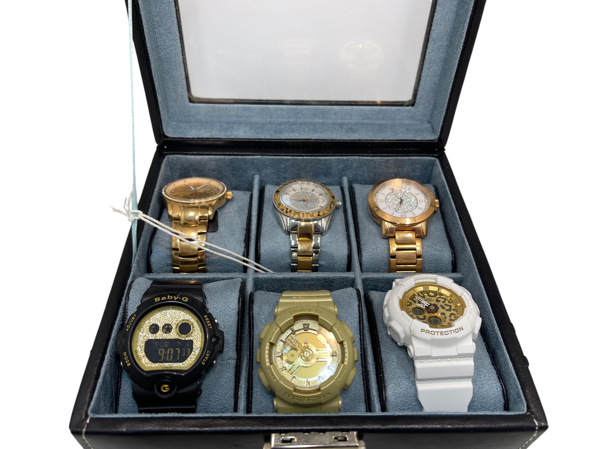 Armband Uhren Damen Konvolut, Just Cavalli & Baby-G & Tommy Hilfiger - Zustand siehe Fotos 