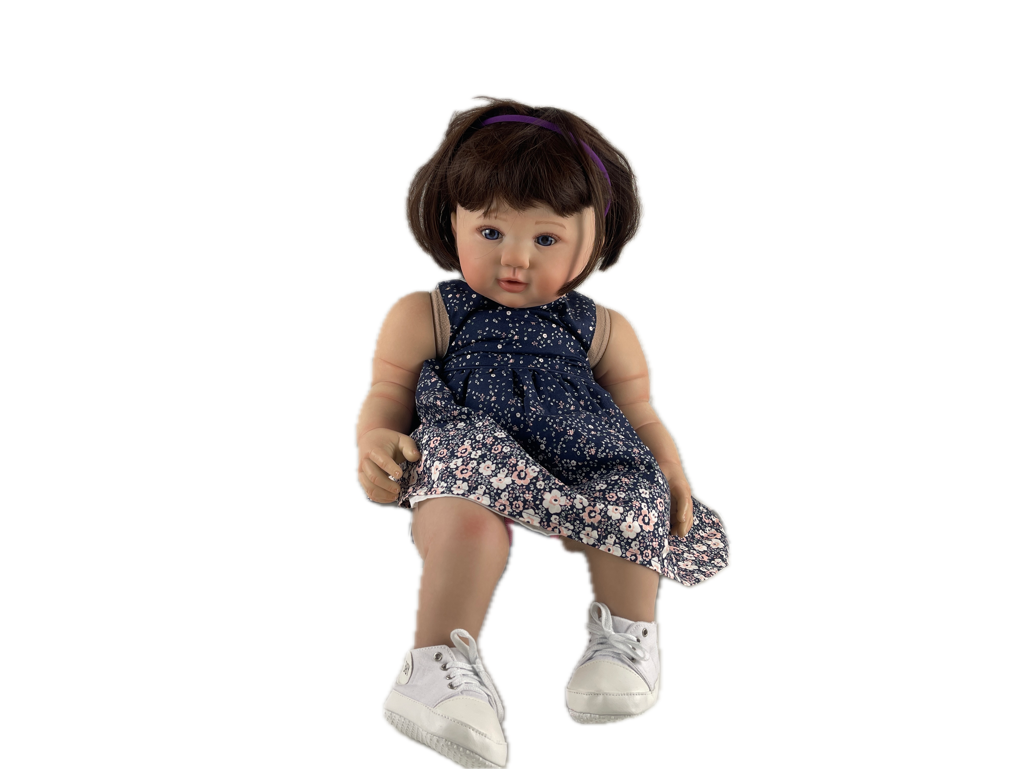 Künstlerpuppe Vinyl Reborn Puppe 58 cm. Top Zustand.   