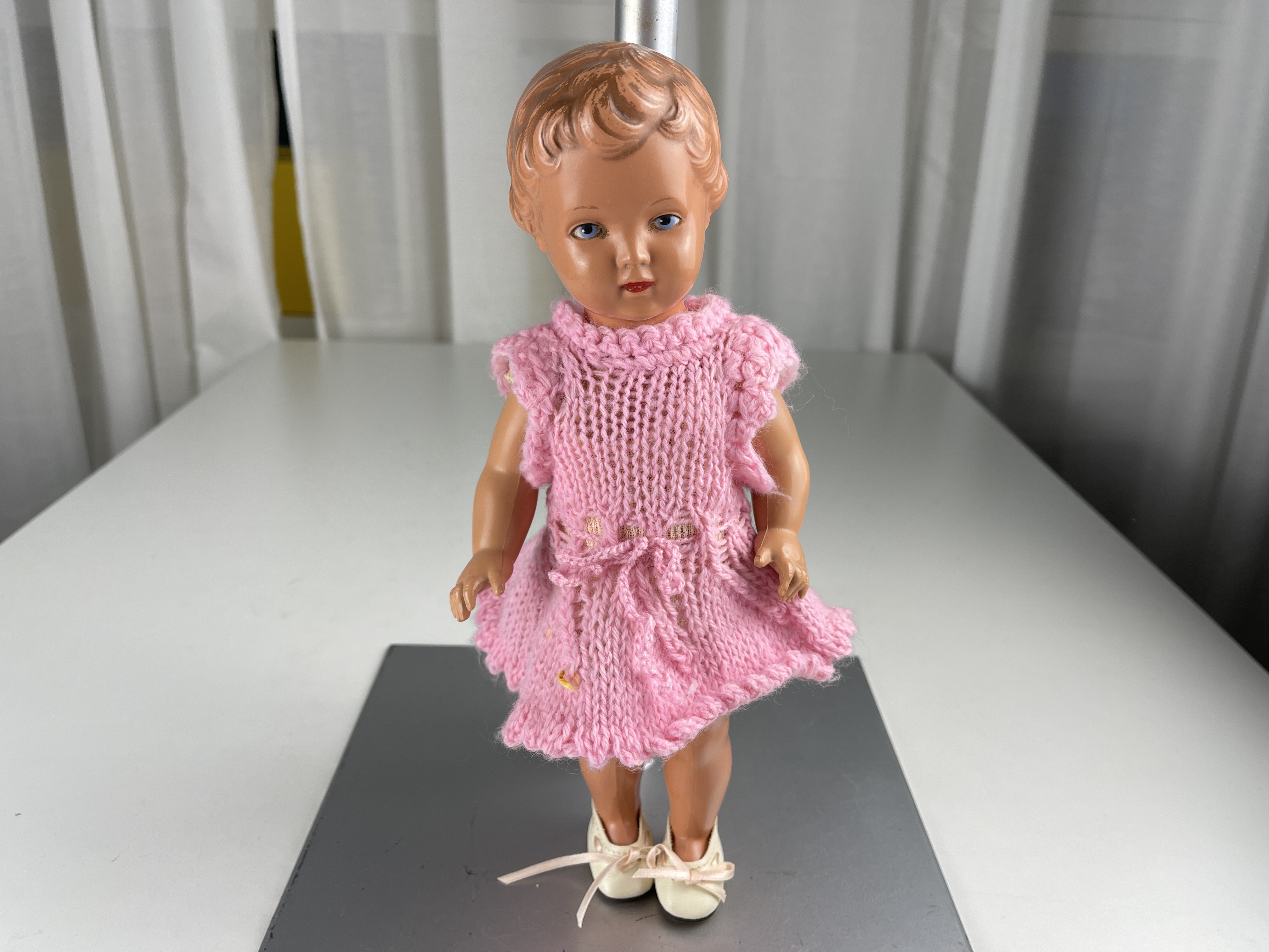 Schildkrötpuppe Puppe  29 cm. Zustand siehe Fotos 