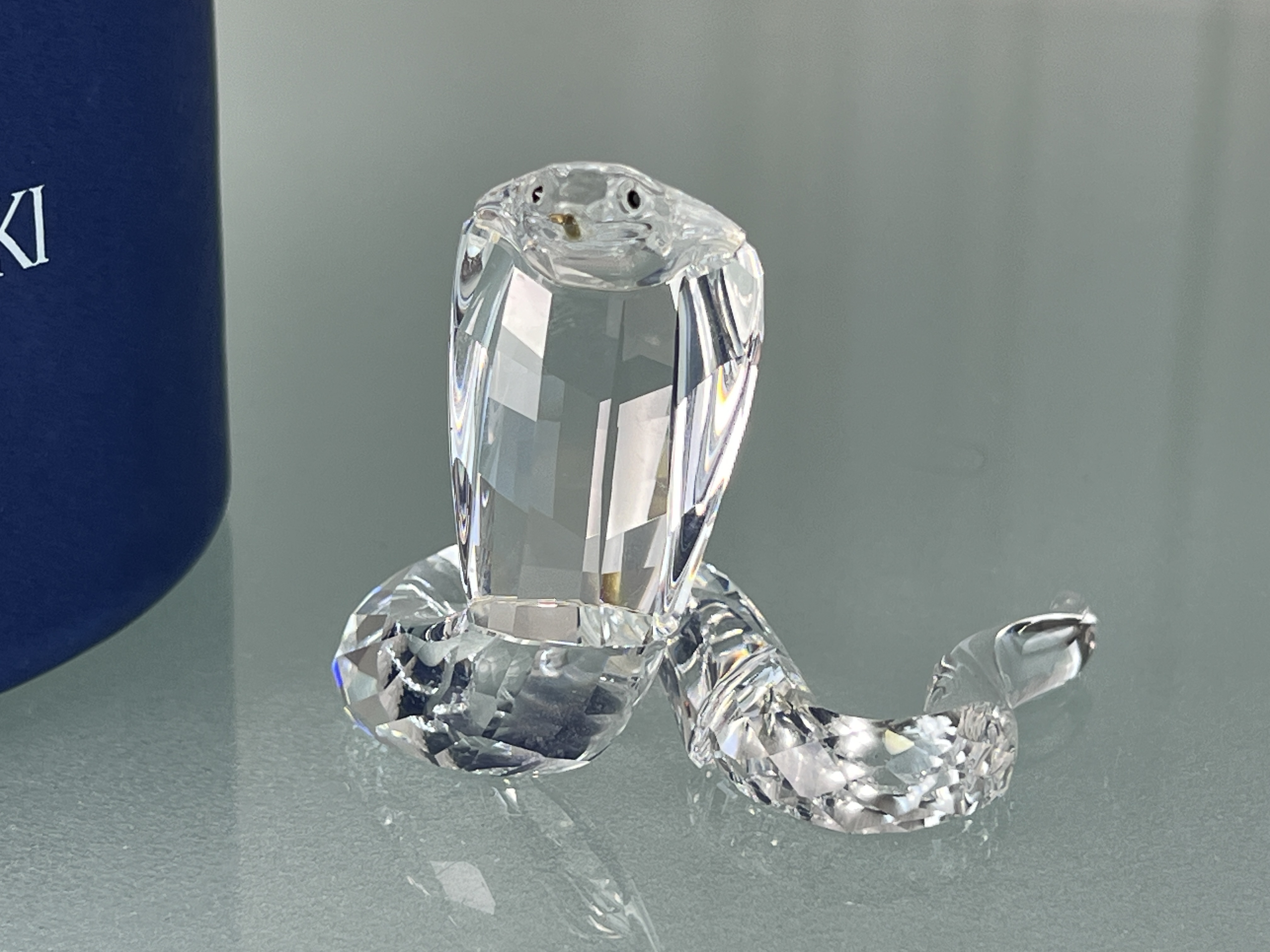  Swarovski Figur 243979 Cobra 6,5 cm. Ovp und Zertifikat. Top Zustand  