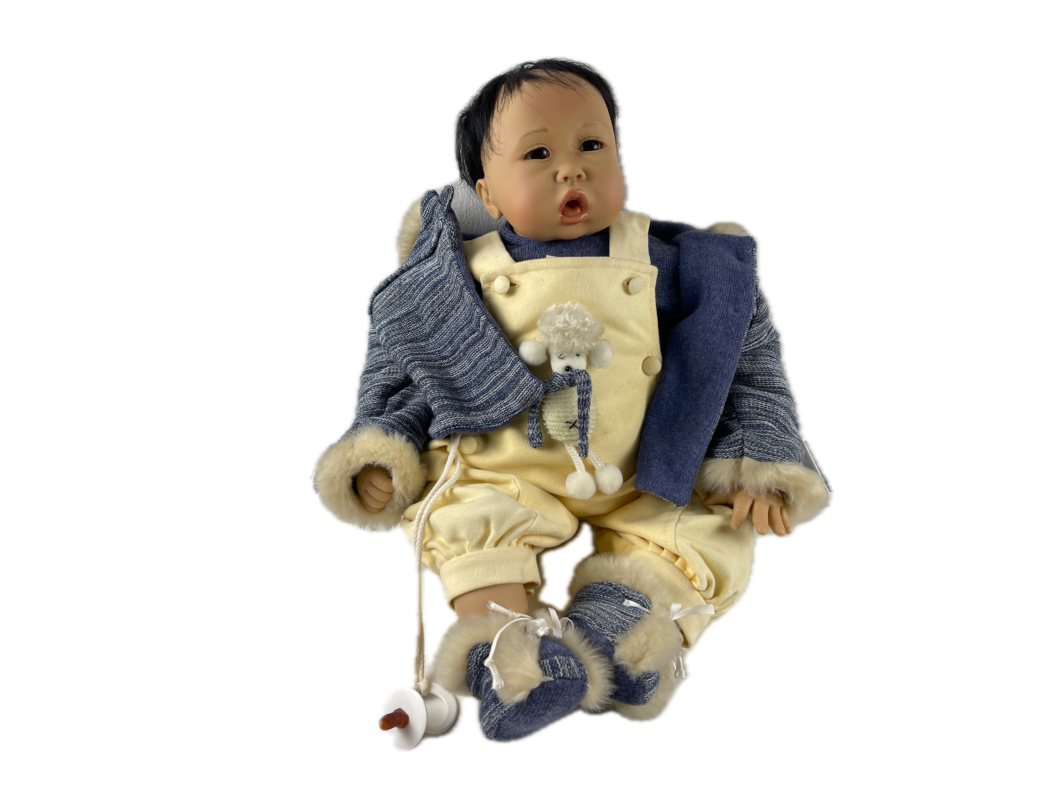 Künstlerpuppe Götz Carin Lossnitzer Vinyl Puppe 44 cm. Top Zustand 