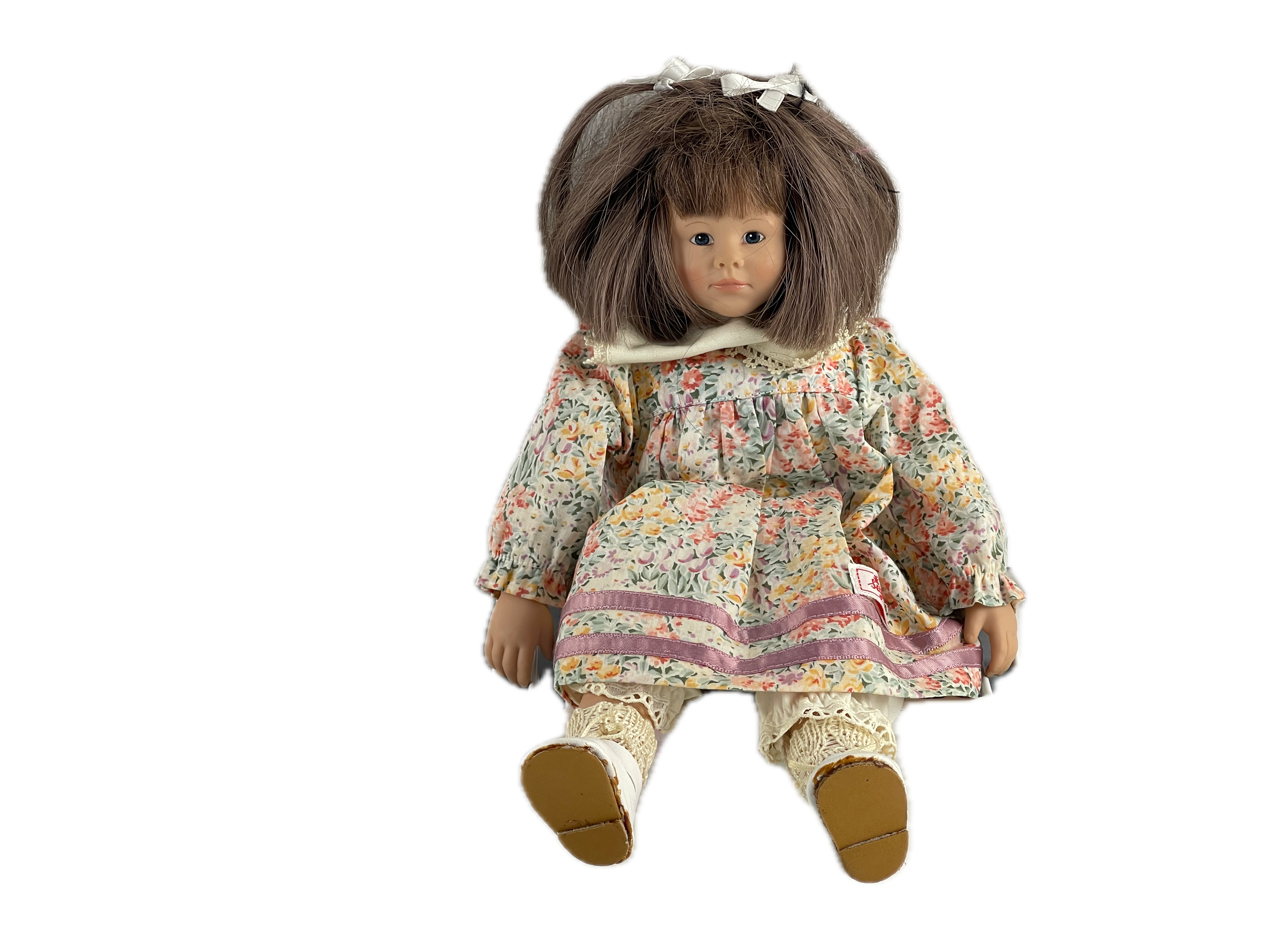 Künstlerpuppe Wiltrud Stein Vinyl Puppe 26 cm. Top Zustand