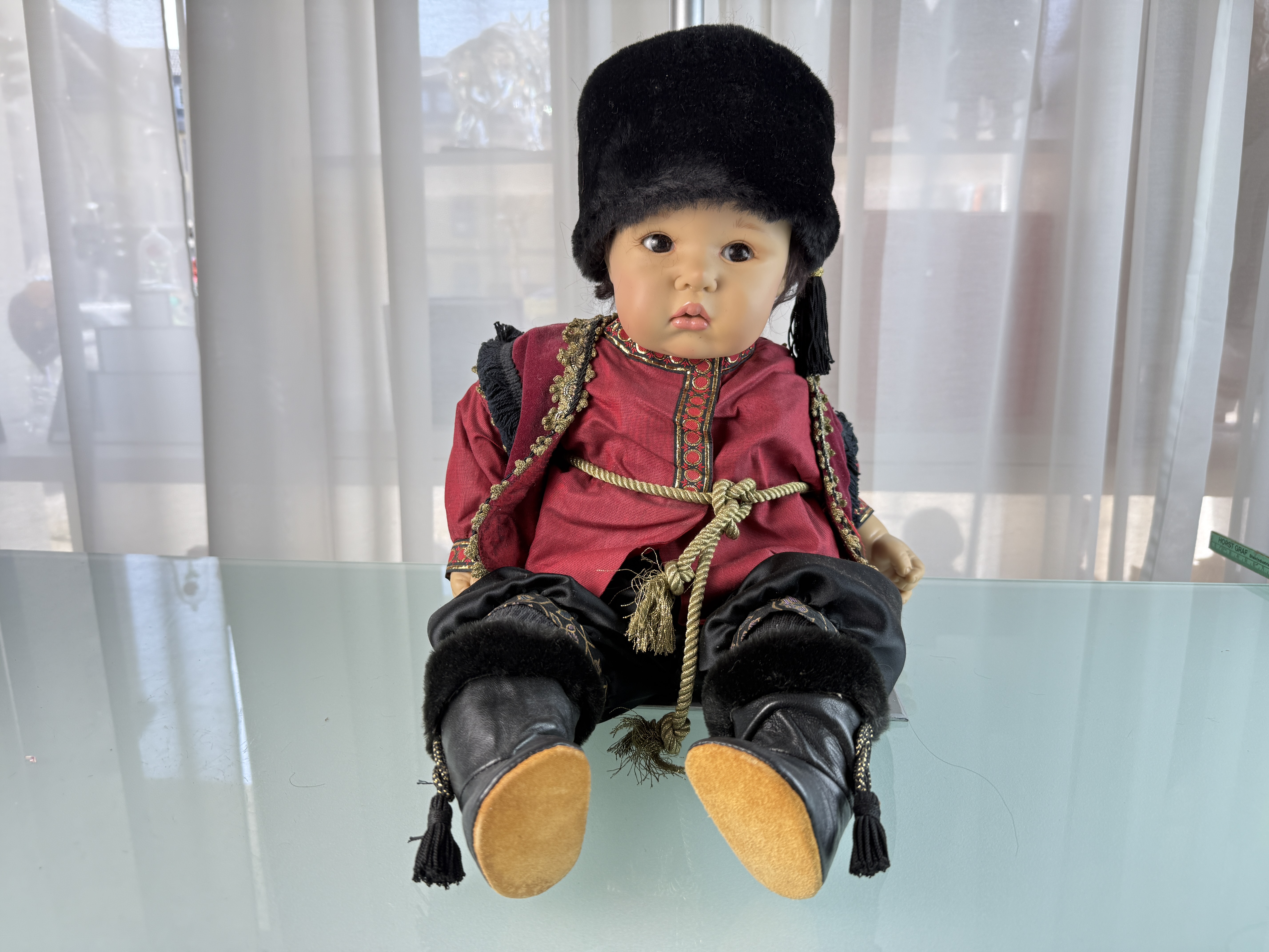 Künstlerpuppe Sammler Götz Carin Lossnitzer Vinyl Puppe 55 cm. Top Zustand