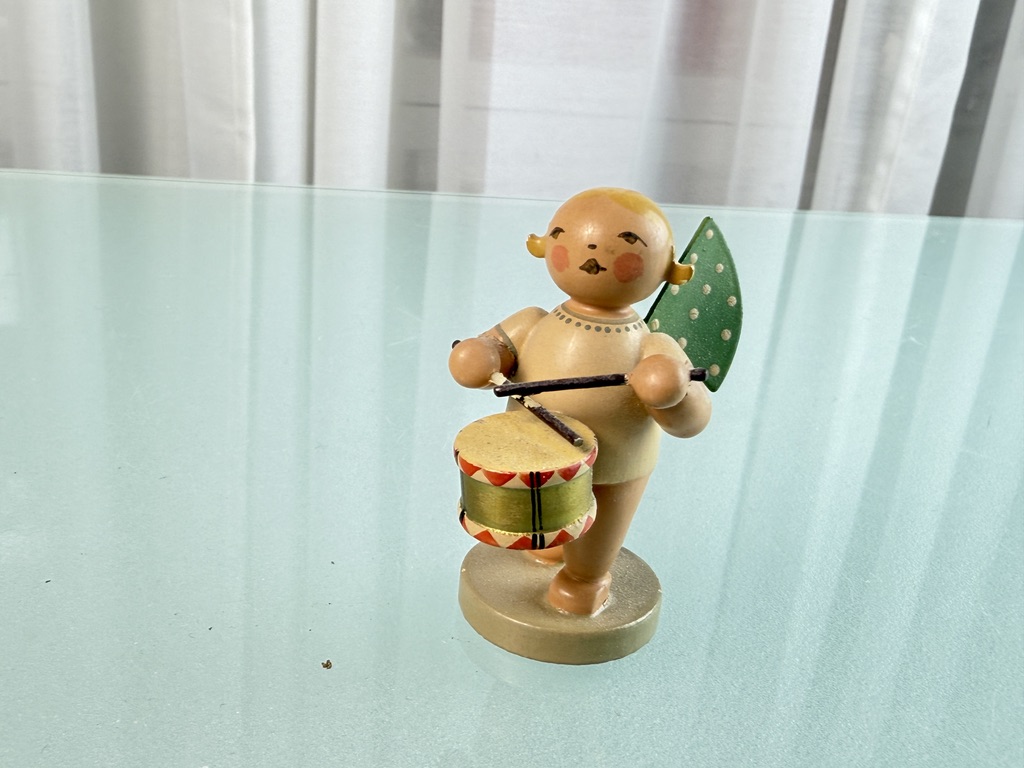Wendt und Kühn Erzgebirge Figur Engel 6 cm Top Zustand 