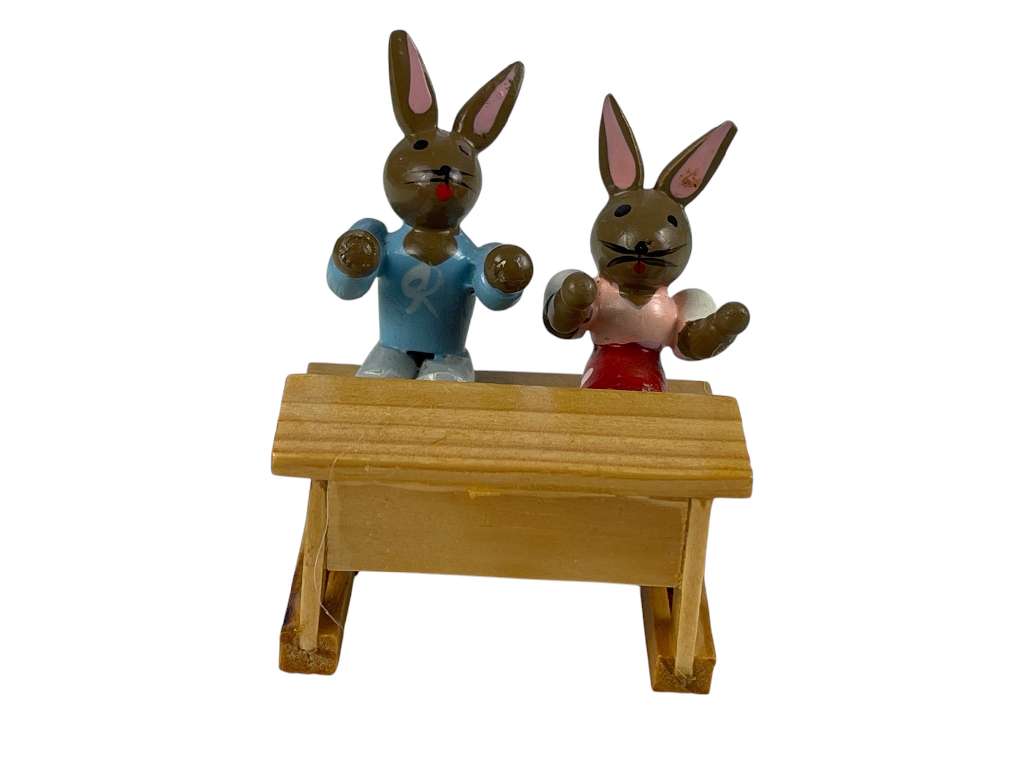 Erzgebirge Figur Hase 6 cm . Zustand siehe Fotos