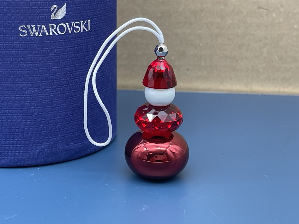  Swarovski Figur 5596389 Holiday Cheers Weihnachtsmann Ornament 5,5 cm. Neuware  