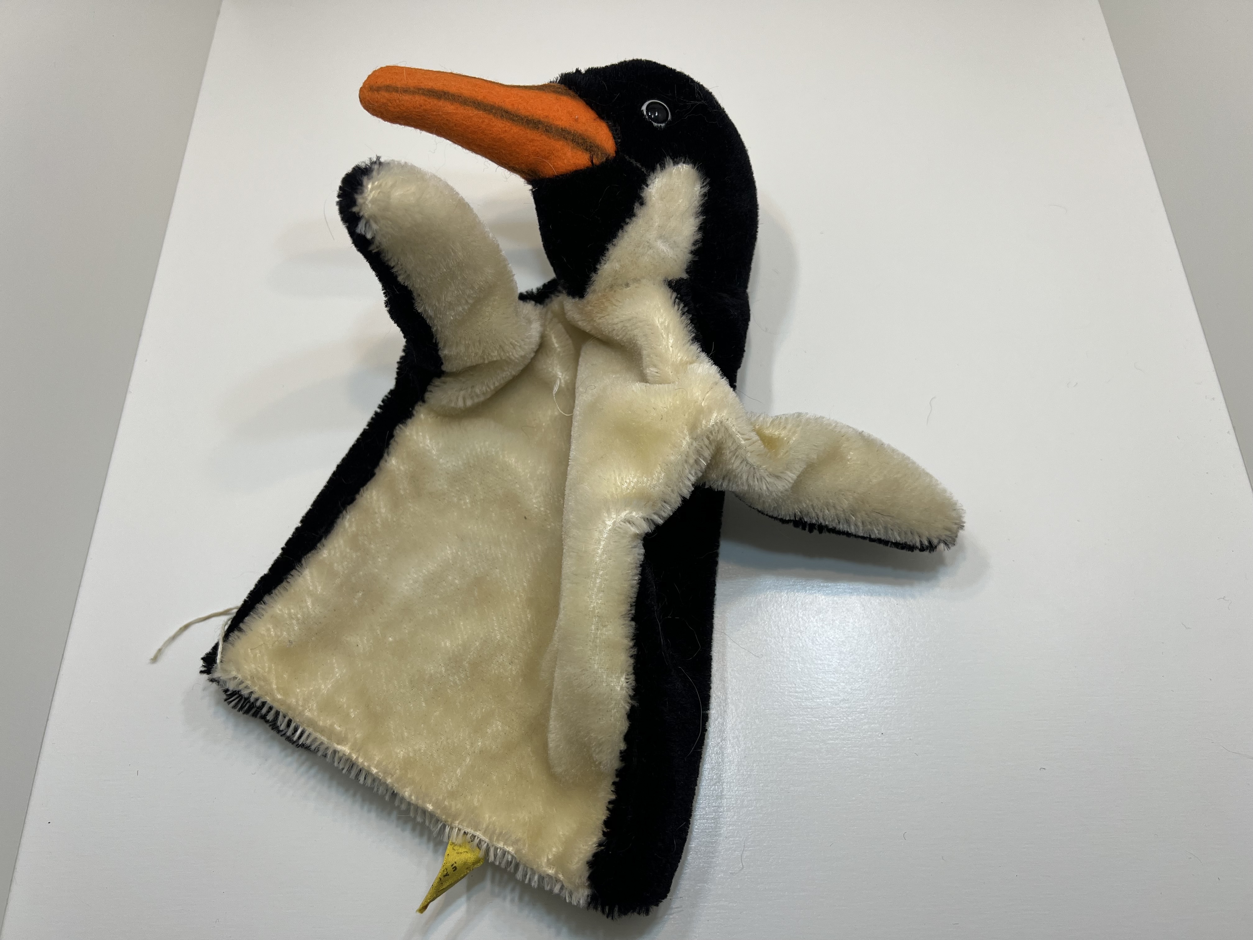 Steiff Pinguin Handpuppe 22cm Top Zustand