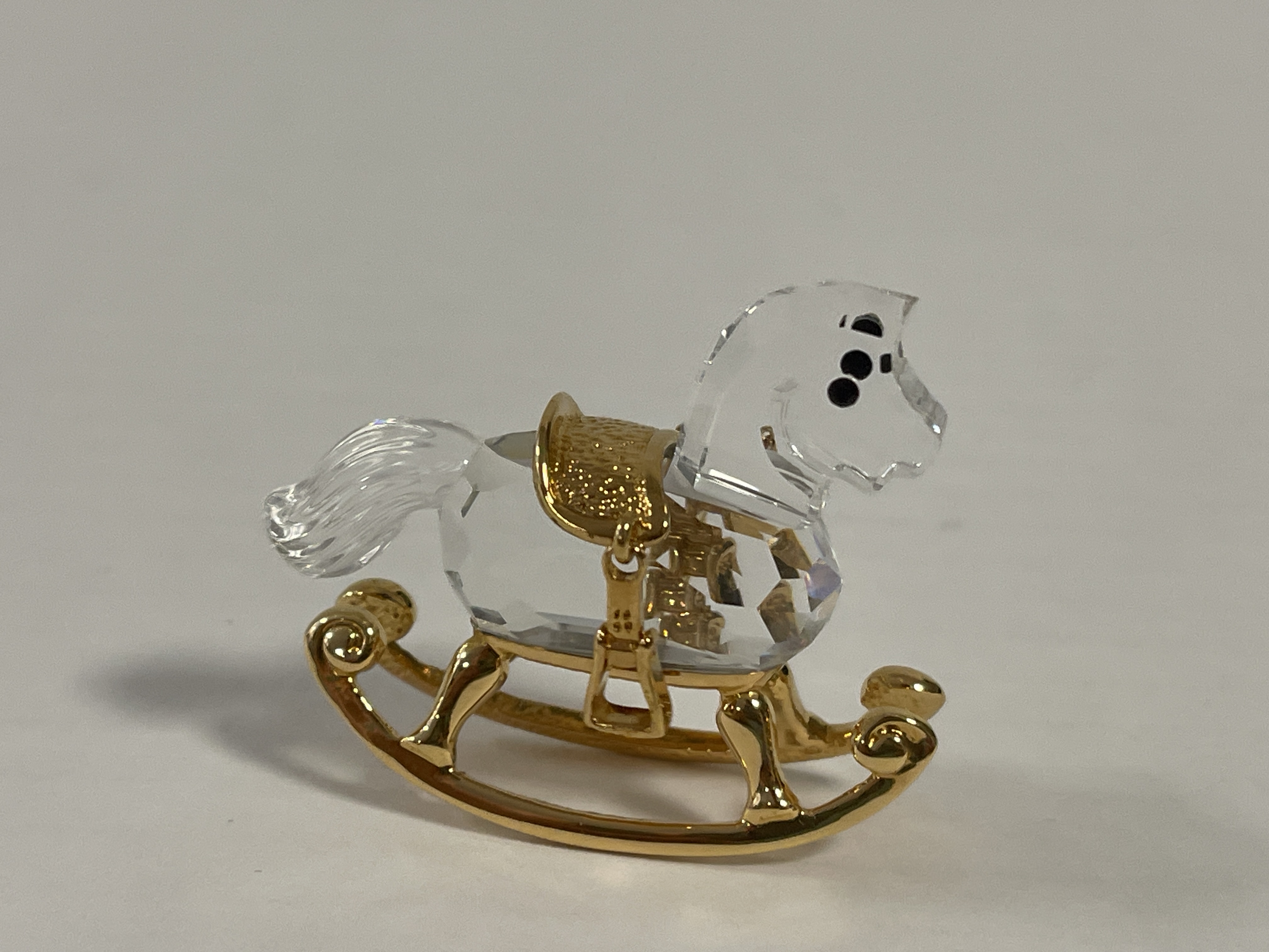Swarovski Figur Kristall 199447 Schaukelpferd 4,5 cm. - Top Zustand  
