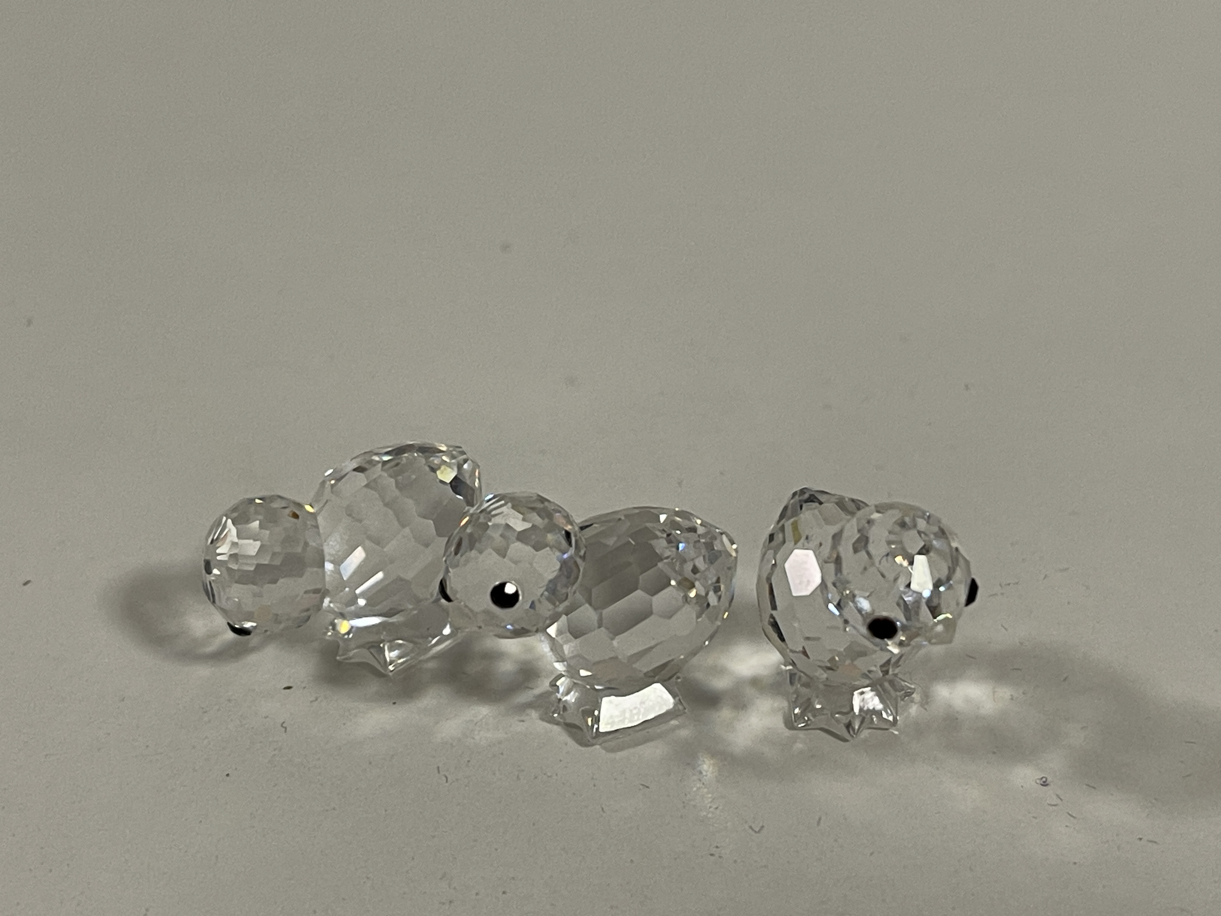 Swarovski 014824 Figuren 3 Küken je 2 cm. Top Zustand.  