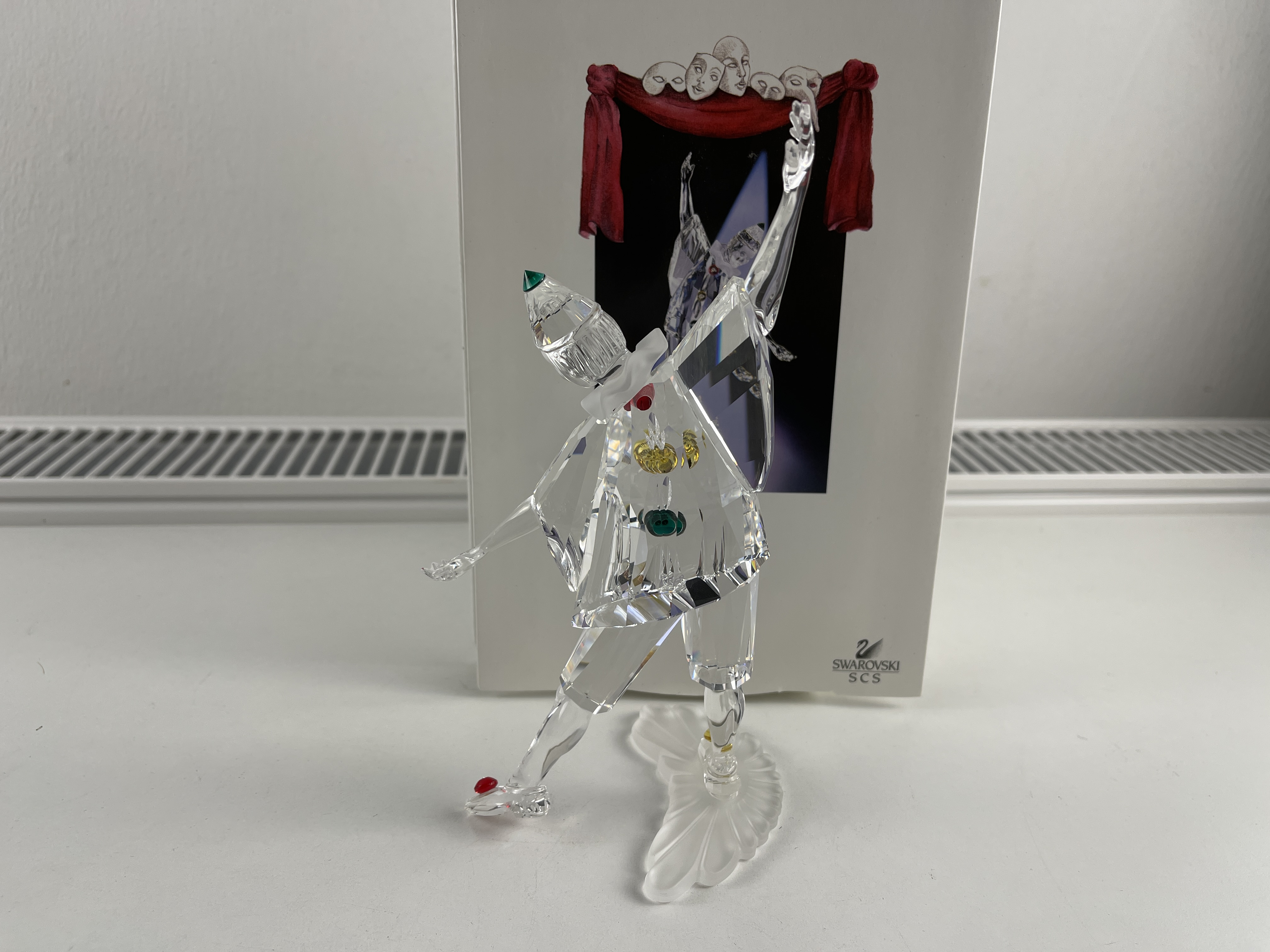 Swarovski Figur 230586 Pierrot 20 cm. Mit Ovp & Zertifikat. Top Zustand 