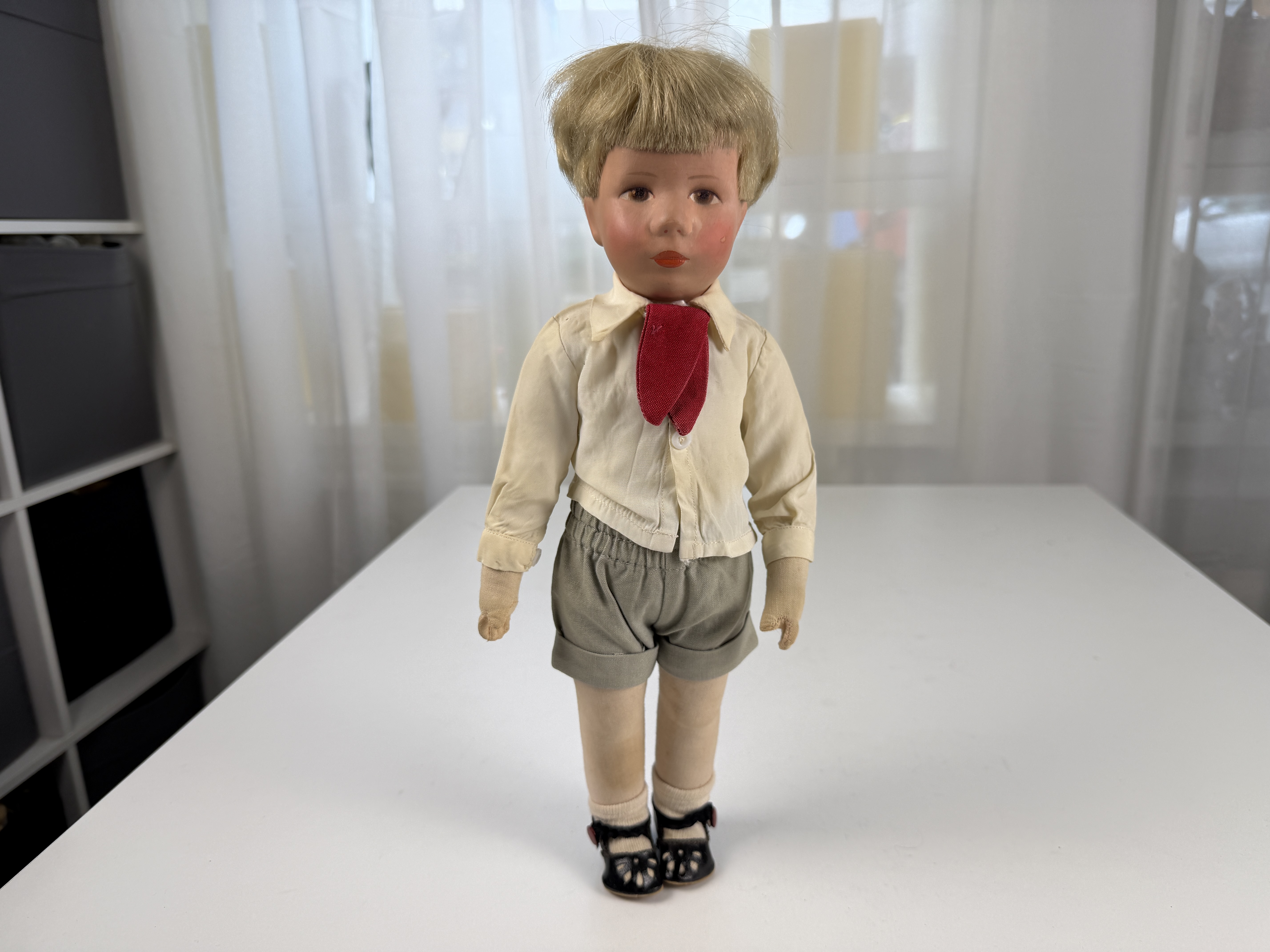 Alte Käthe Kruse Puppe Sammlerpuppe 35 cm - Zustand Gut siehe Fotos 