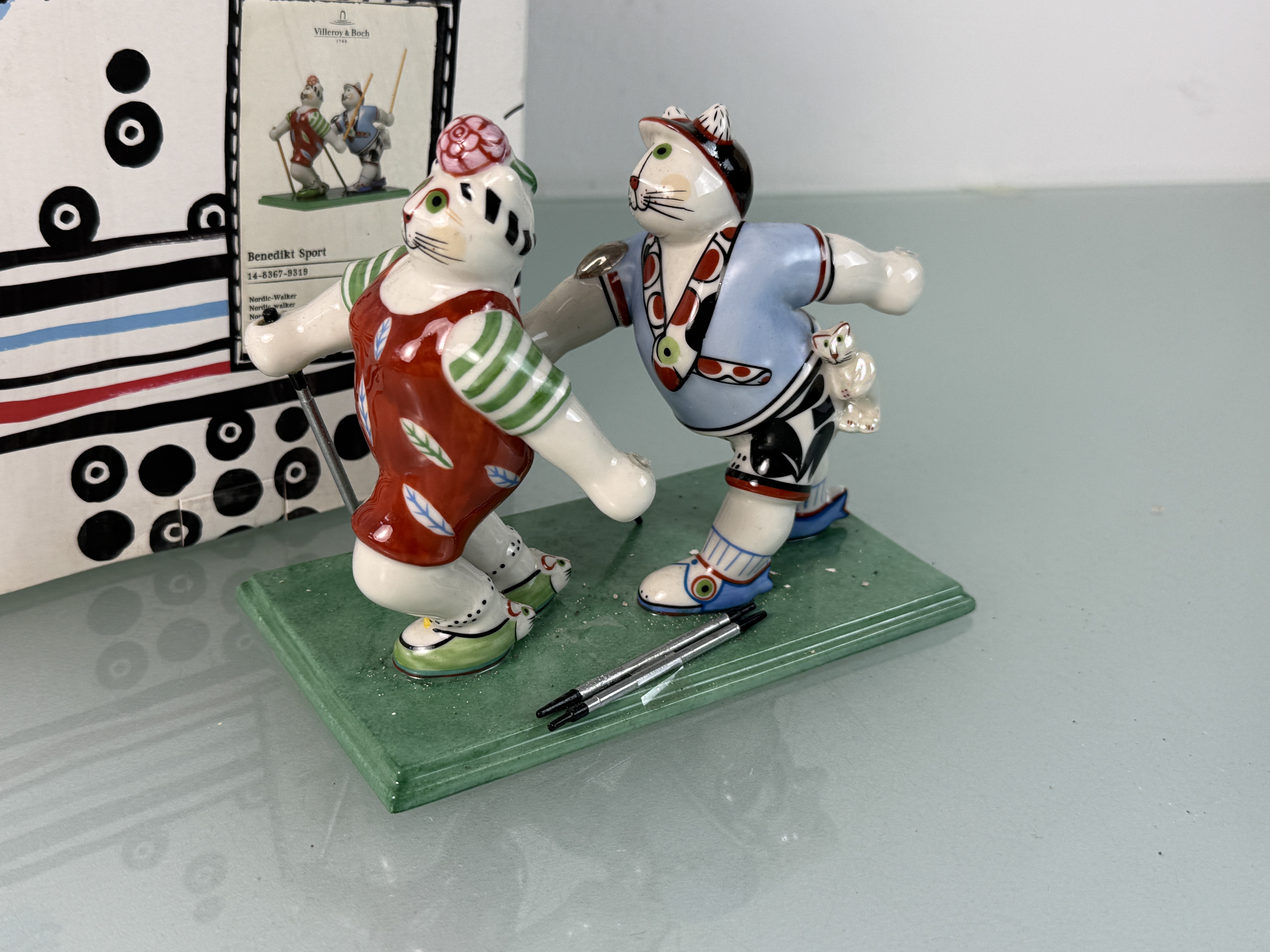 Villeroy und Boch Figur Benedikt Sport 17 x 10 cm 1 Wahl - Top Zustand 