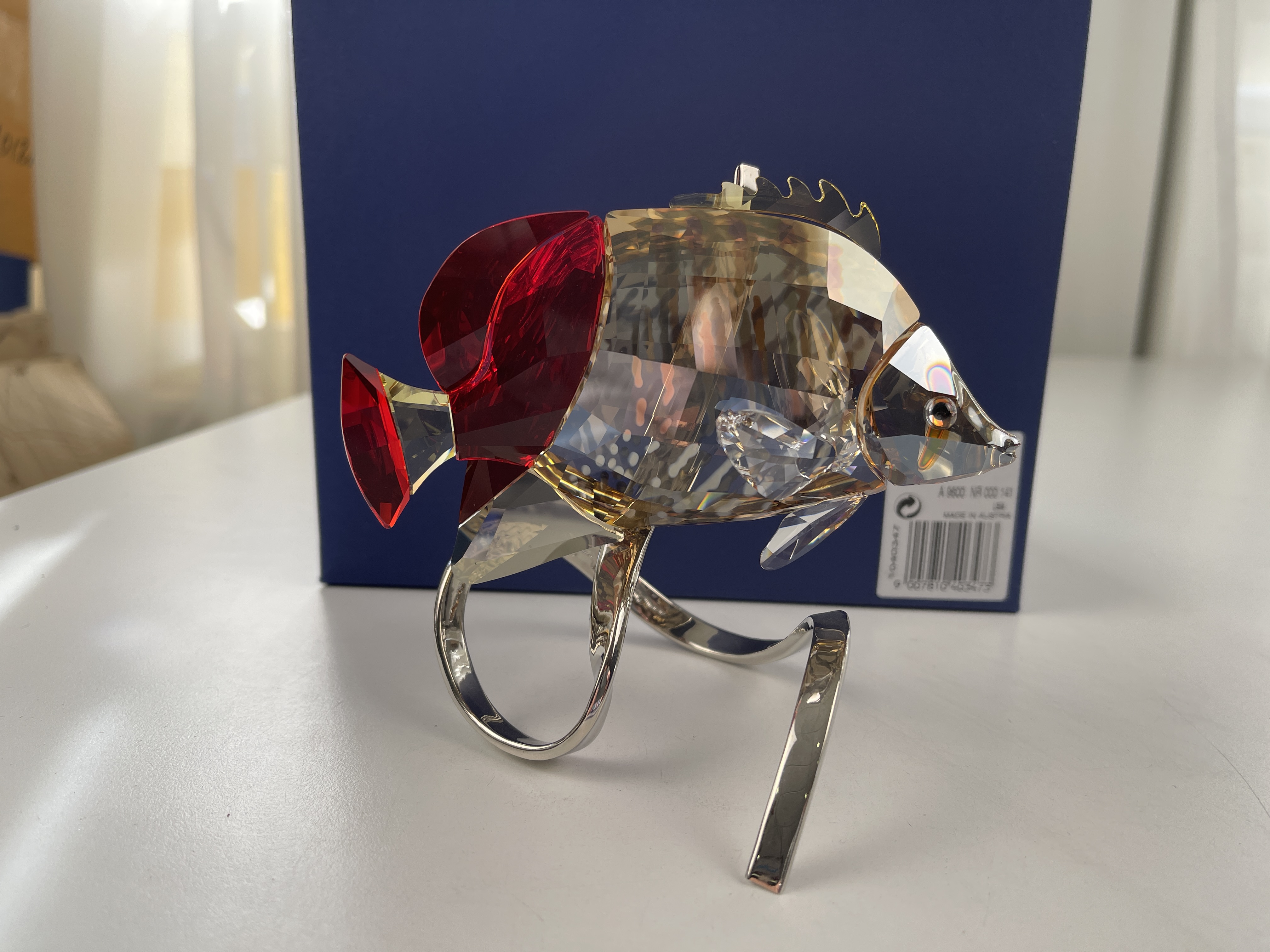 Swarovski Figur 1040347 Schmetterlingsfisch 12,1 cm. Ovp & Zertifikat. Top Zustand   